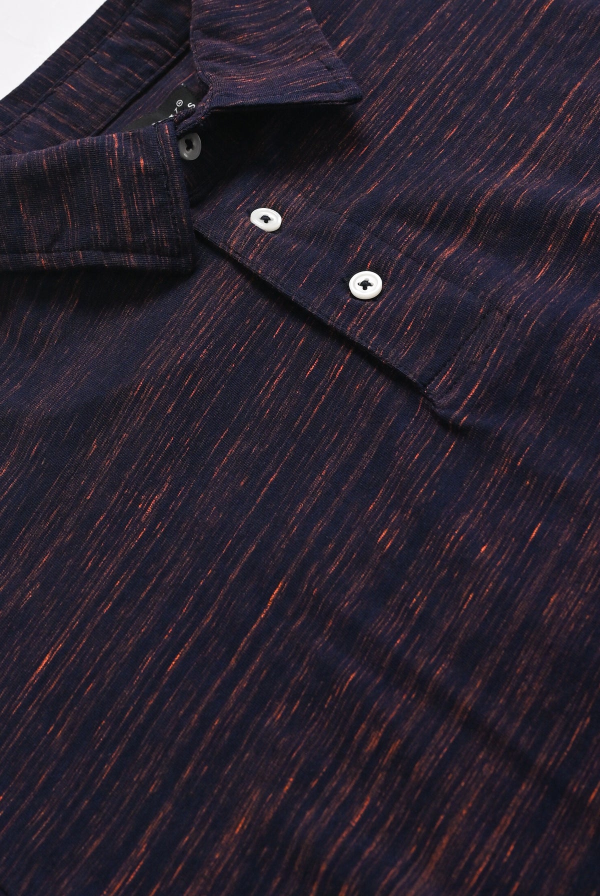 TEXTURED navy POLO Reality
