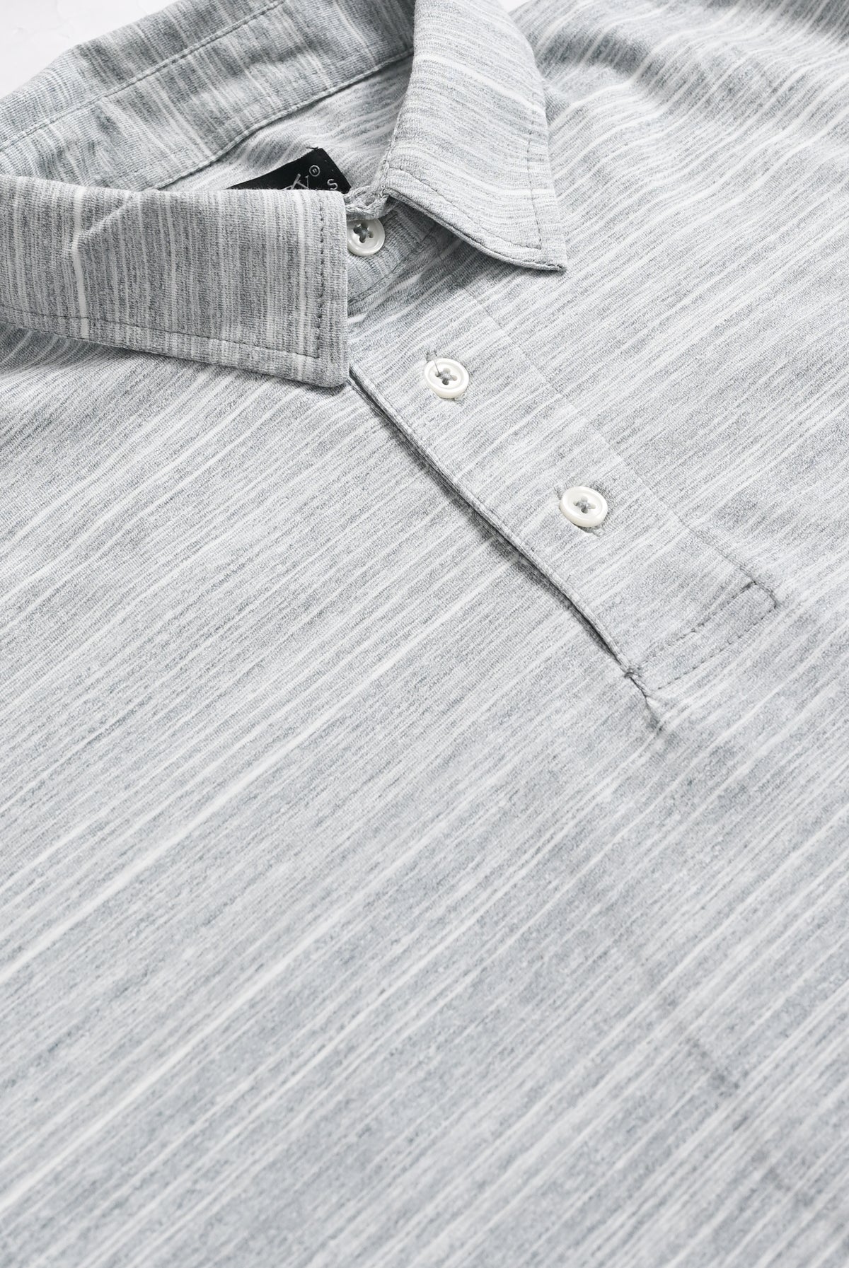 MELANGE GRAY POLO Reality