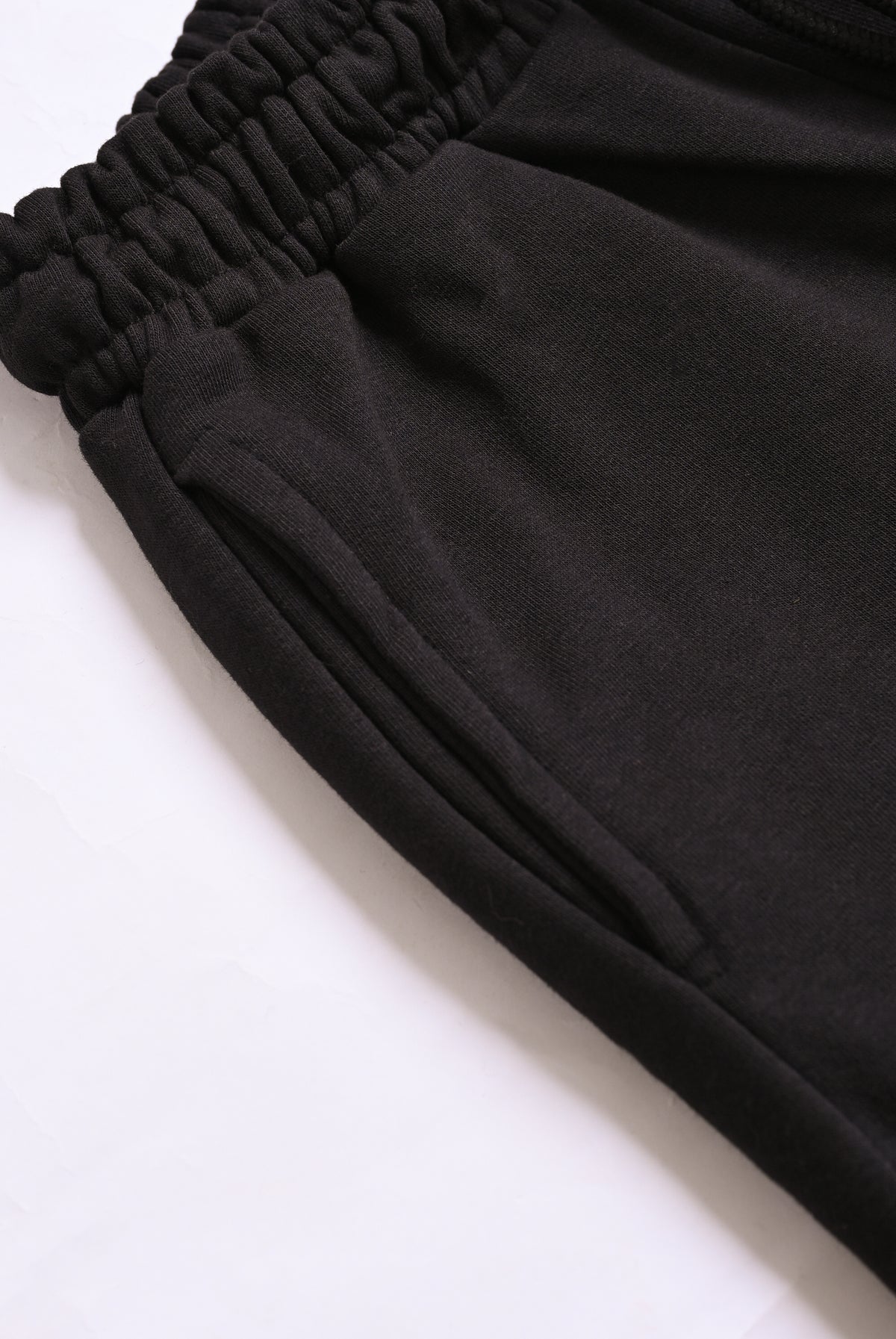 BASIC TERRY black TROUSER Reality