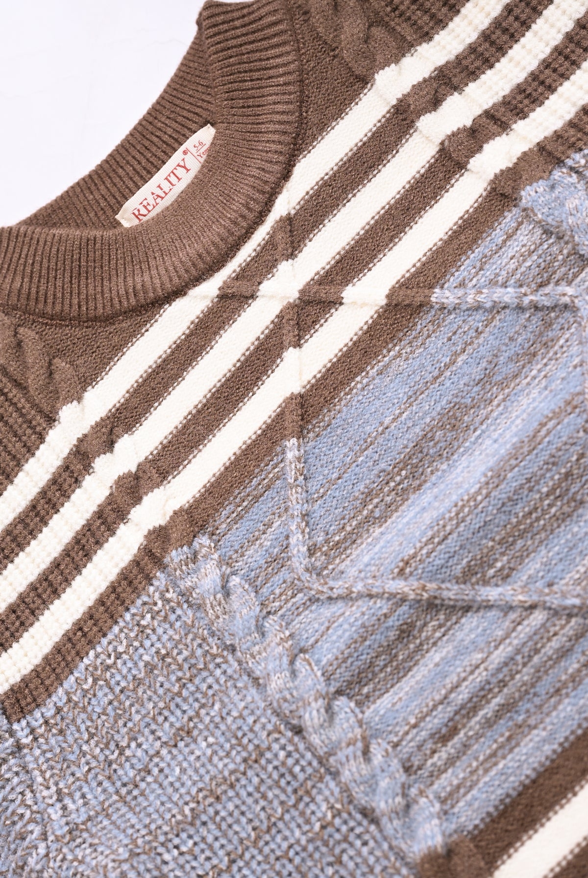 LIGHT BROWN SWEATER Reality
