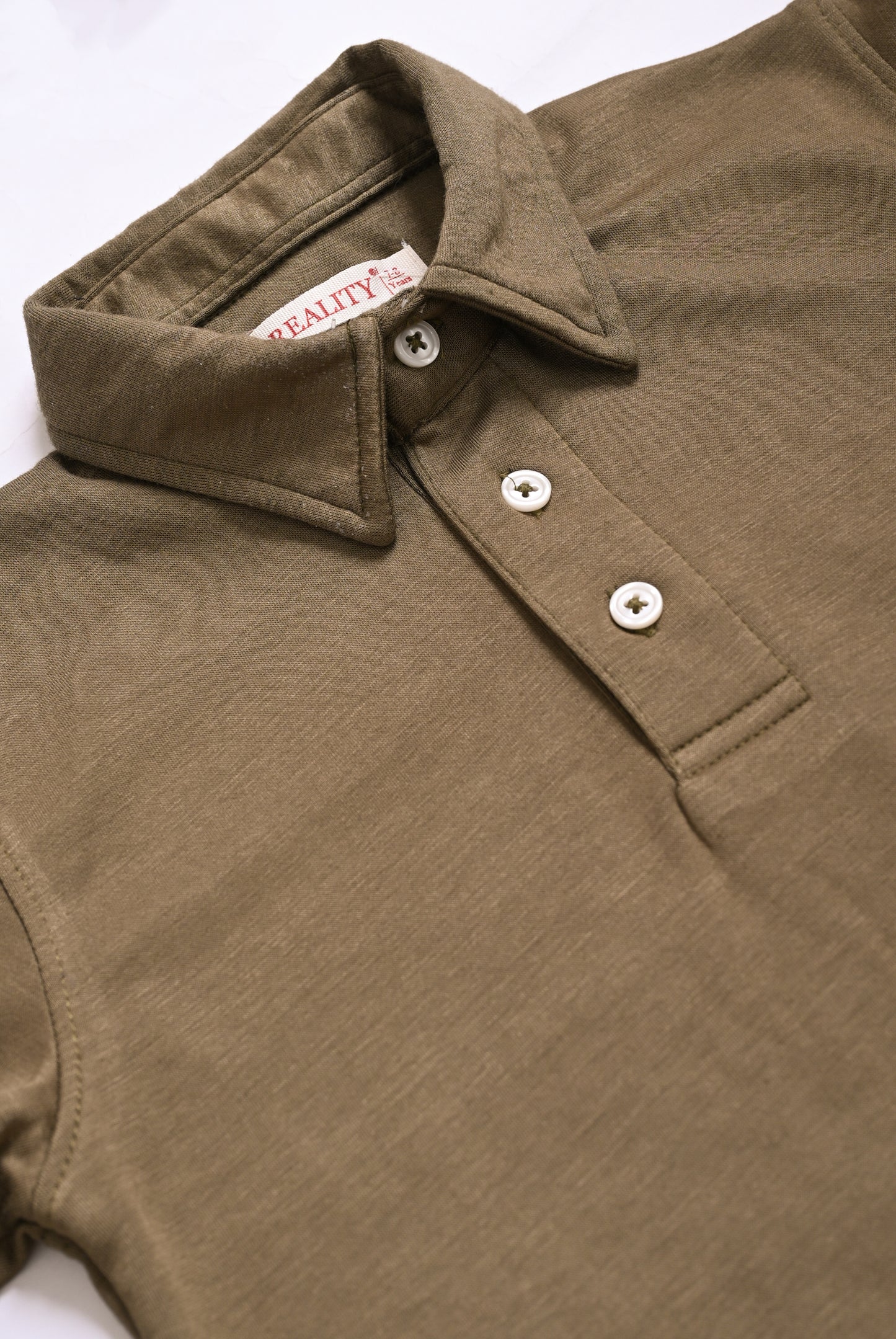 SOLID INTERLOCK GREEN POLO