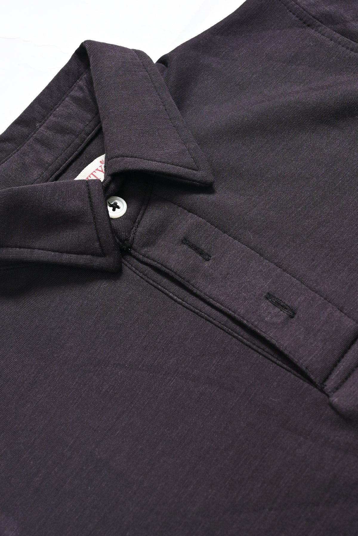 SOLID INTERLOCK charcoal POLO Reality