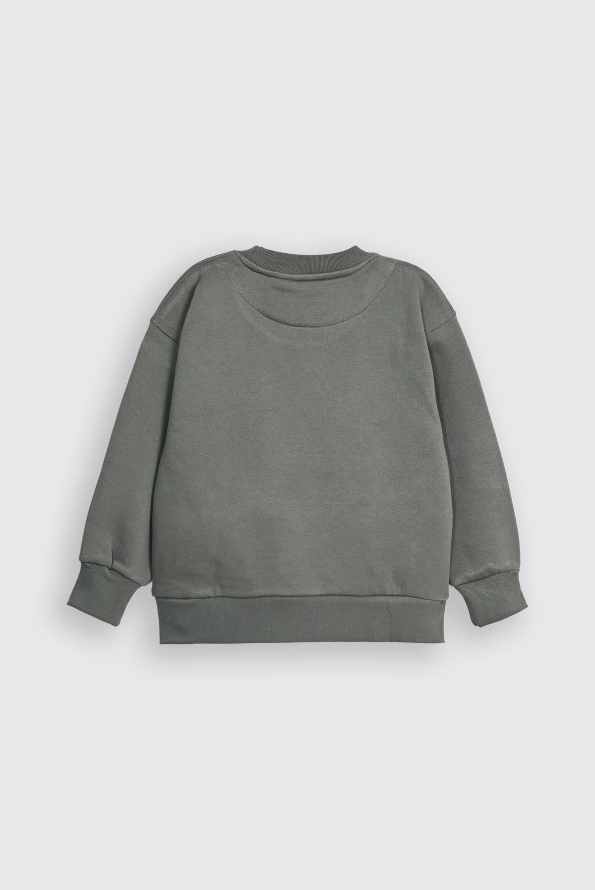 STITCH GRAPHIC GREEN SWEATSHIRT