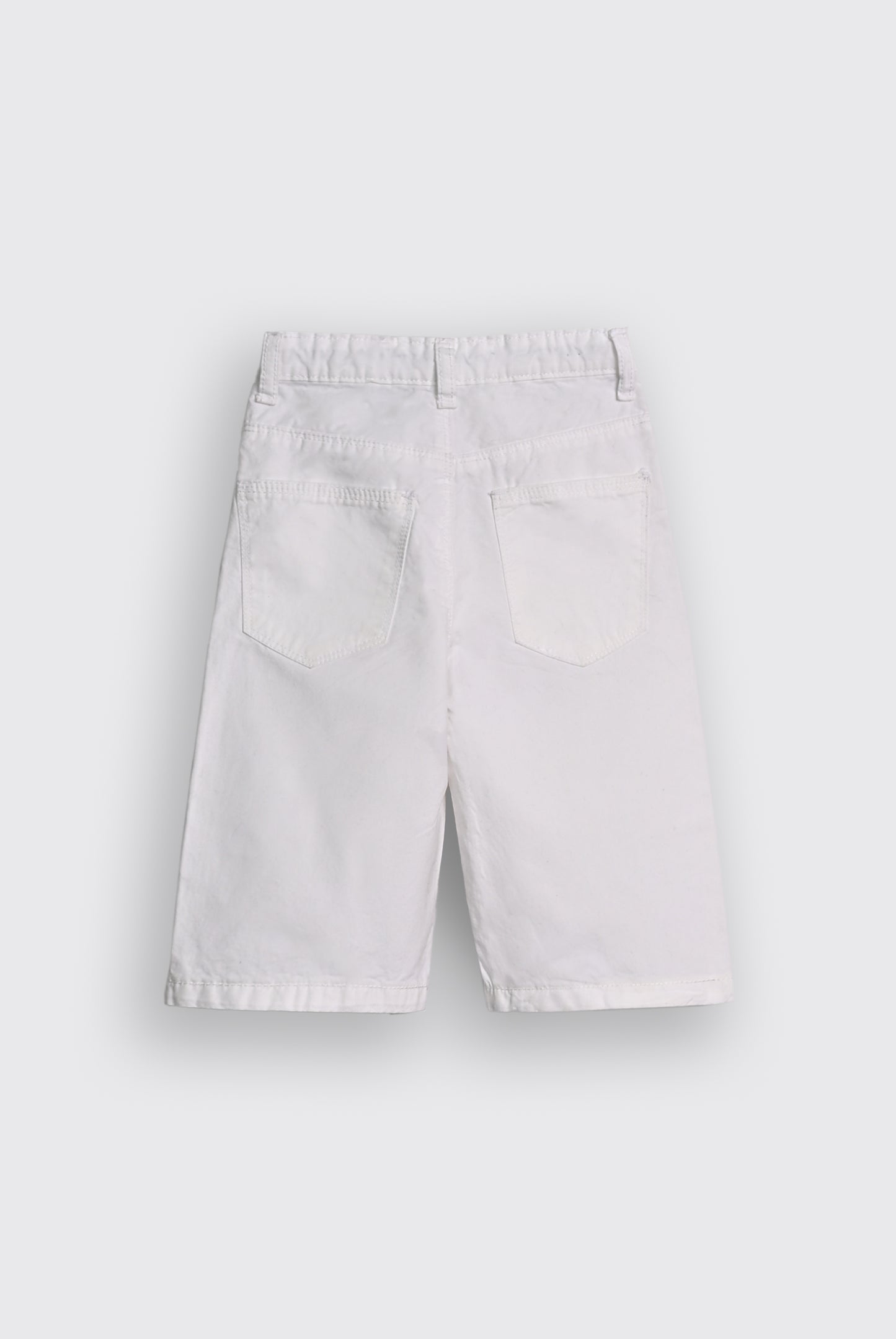 KIDS WHITE SHORTS