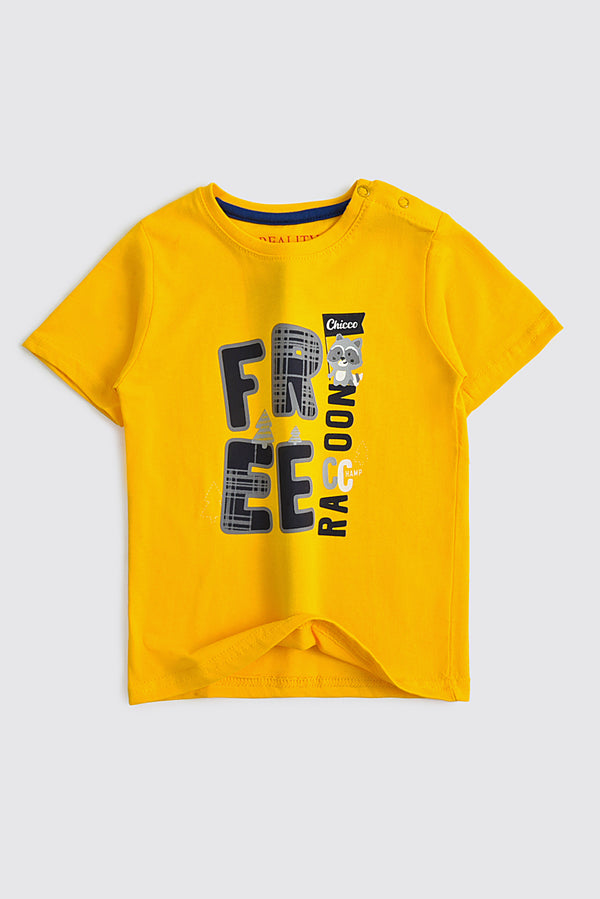 Yellow Adventurer Graphic T-Shirt