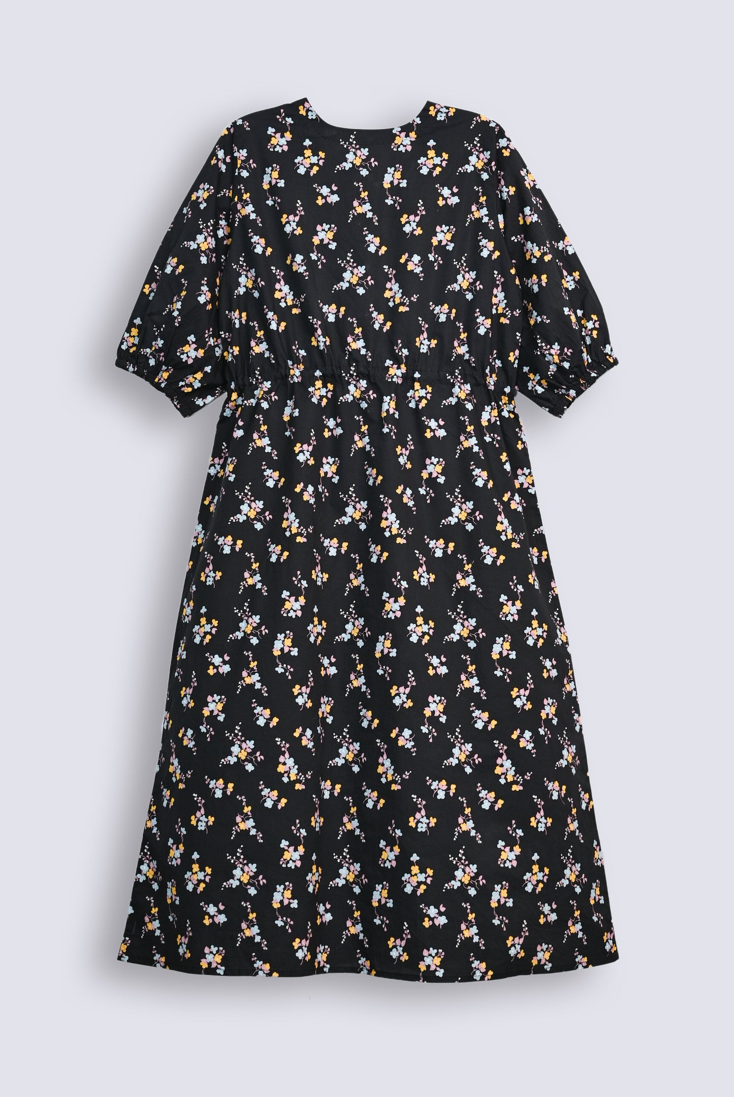 OBSIDIAN FLORAL BLACK FROCK Reality