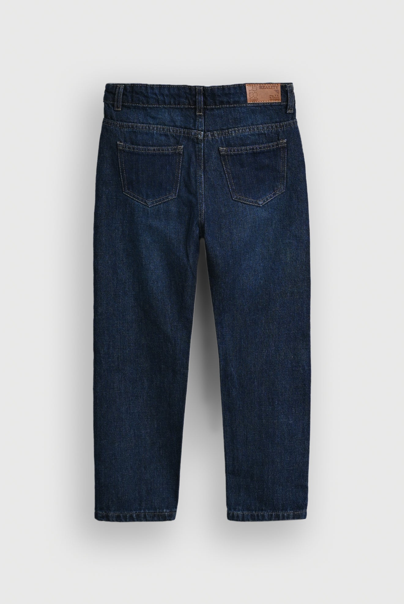 BLUE Washed Wide-Leg Jeans for Boys Reality