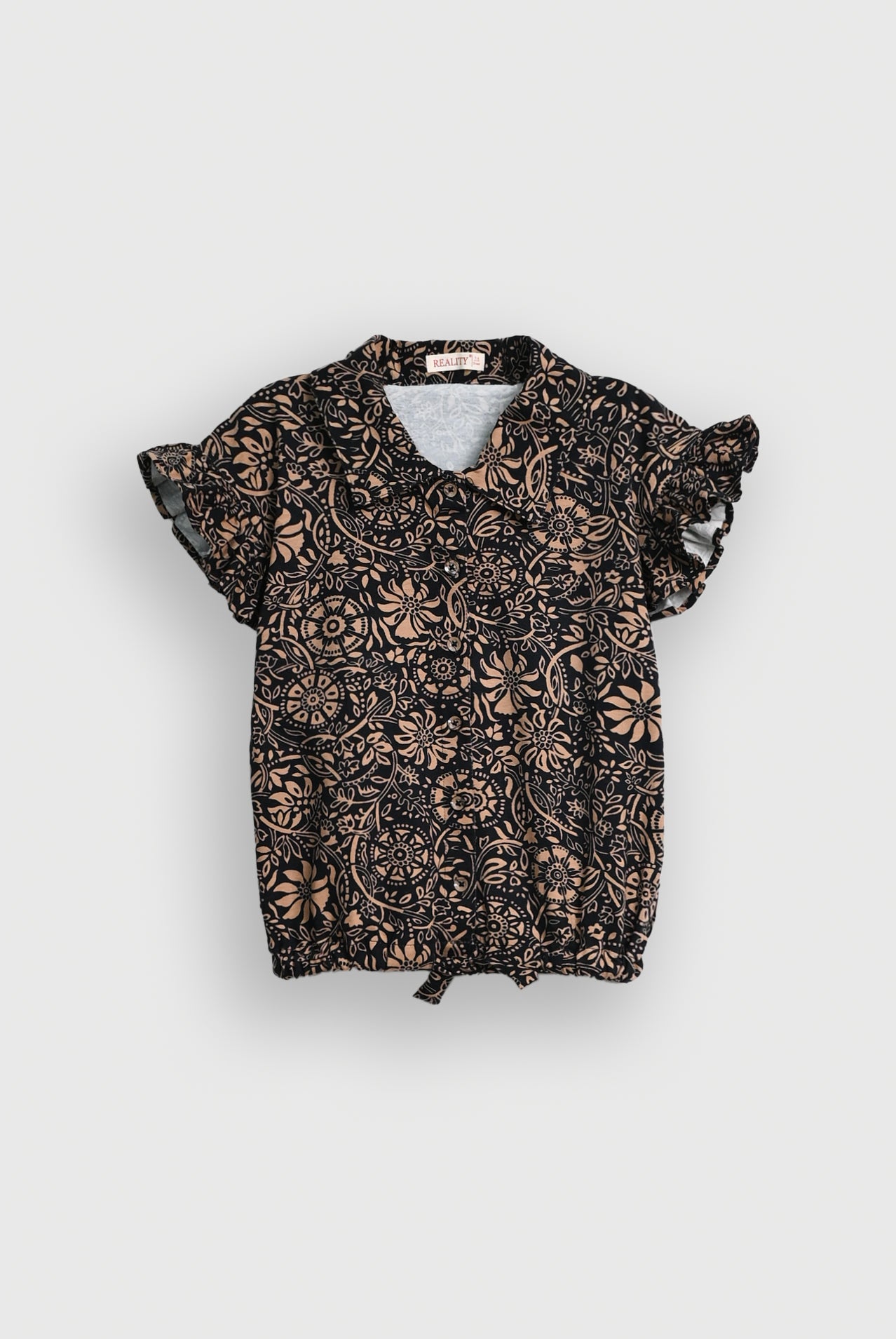 LIGHT BROWN STARRY BLOOM SUIT Reality