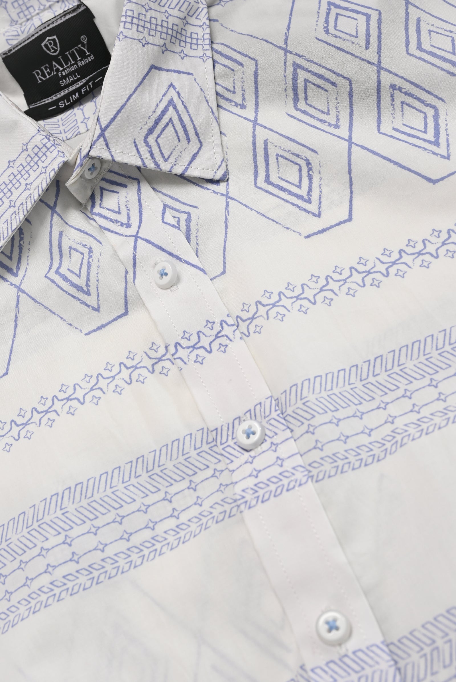 MEN CASUAL LIGHT BLUE SHIRT