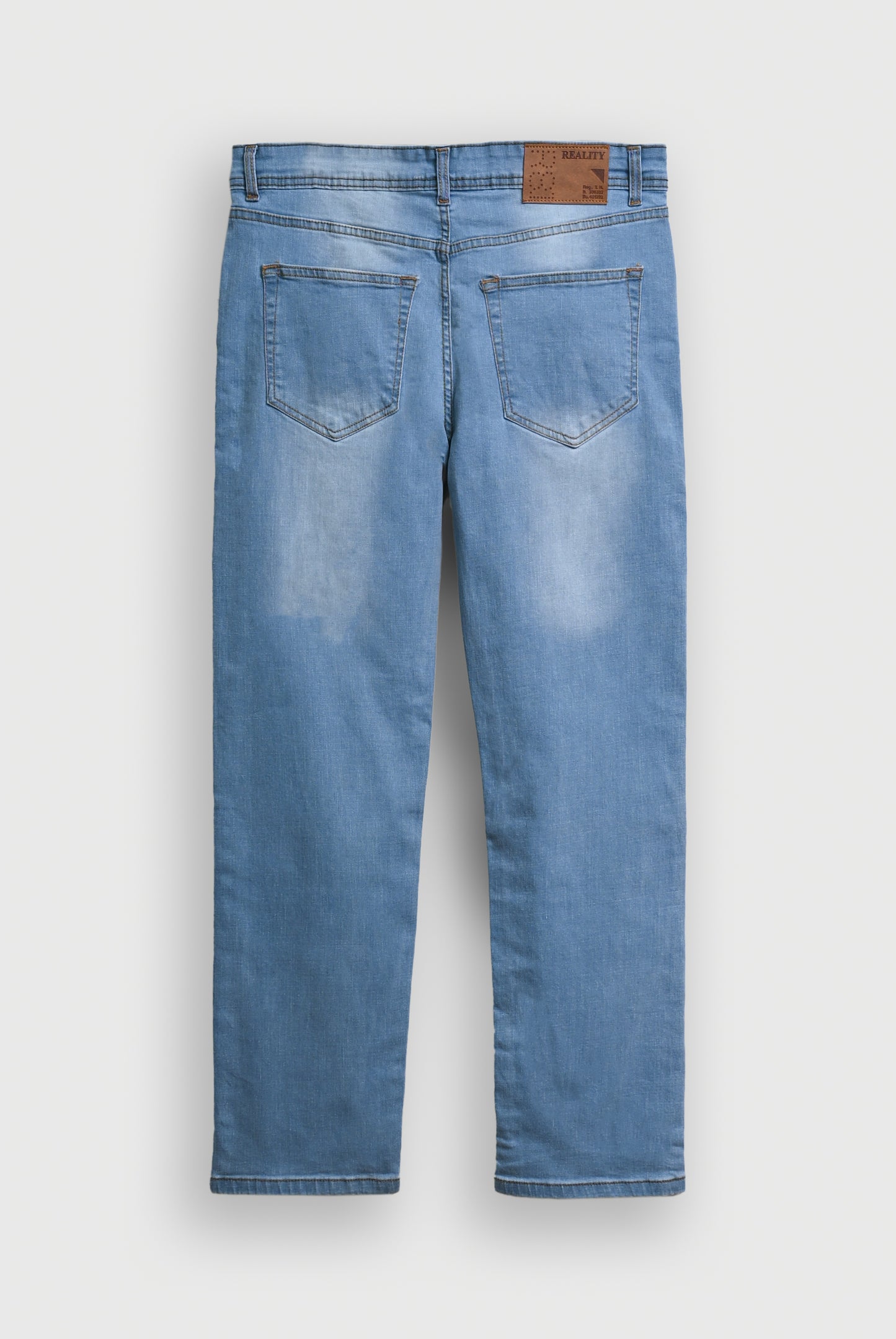 MEN LIGHT BLUE STRAIGHT FIT DENIM Reality