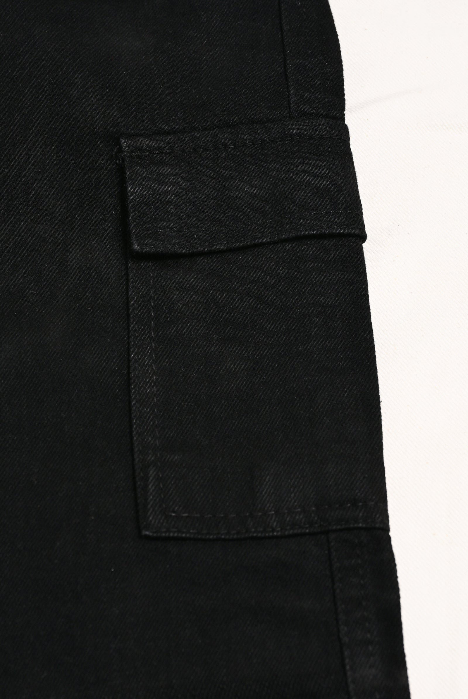 LOOSE FIT BLACK DENIM Reality