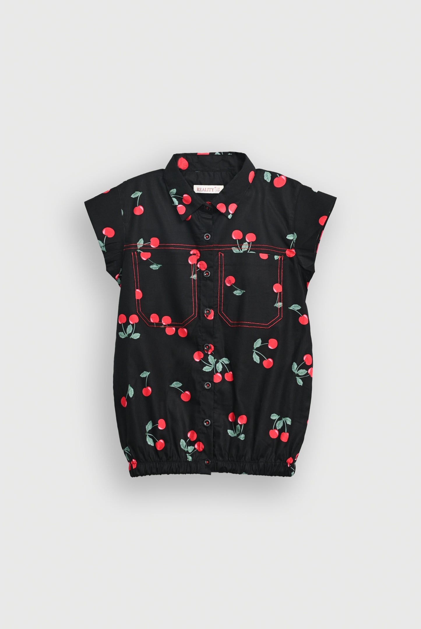CHERRY MUSE BLACK CO-ORD SET