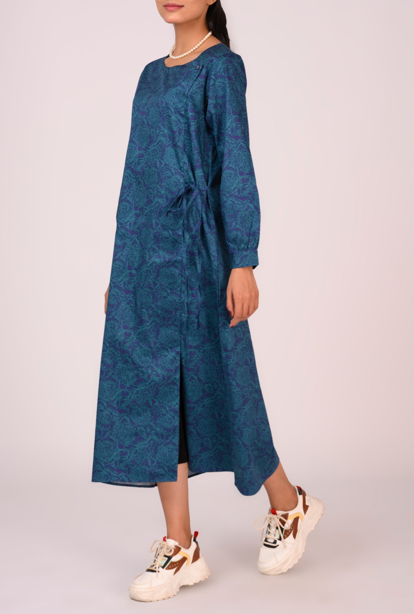 COTTON CHARM DARK BLUE FROCK REALITY