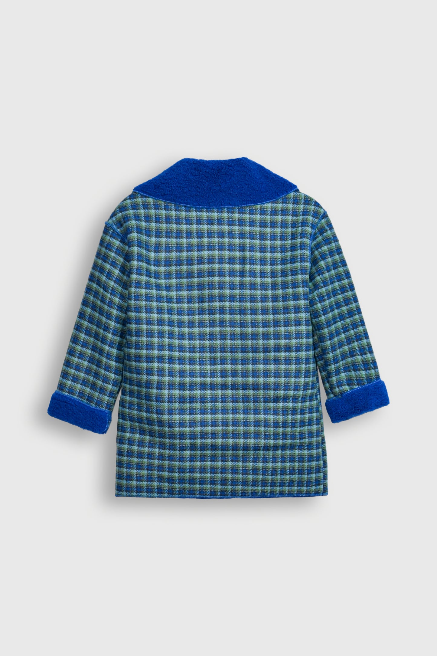 Ocean Check Contrast Coat Reality