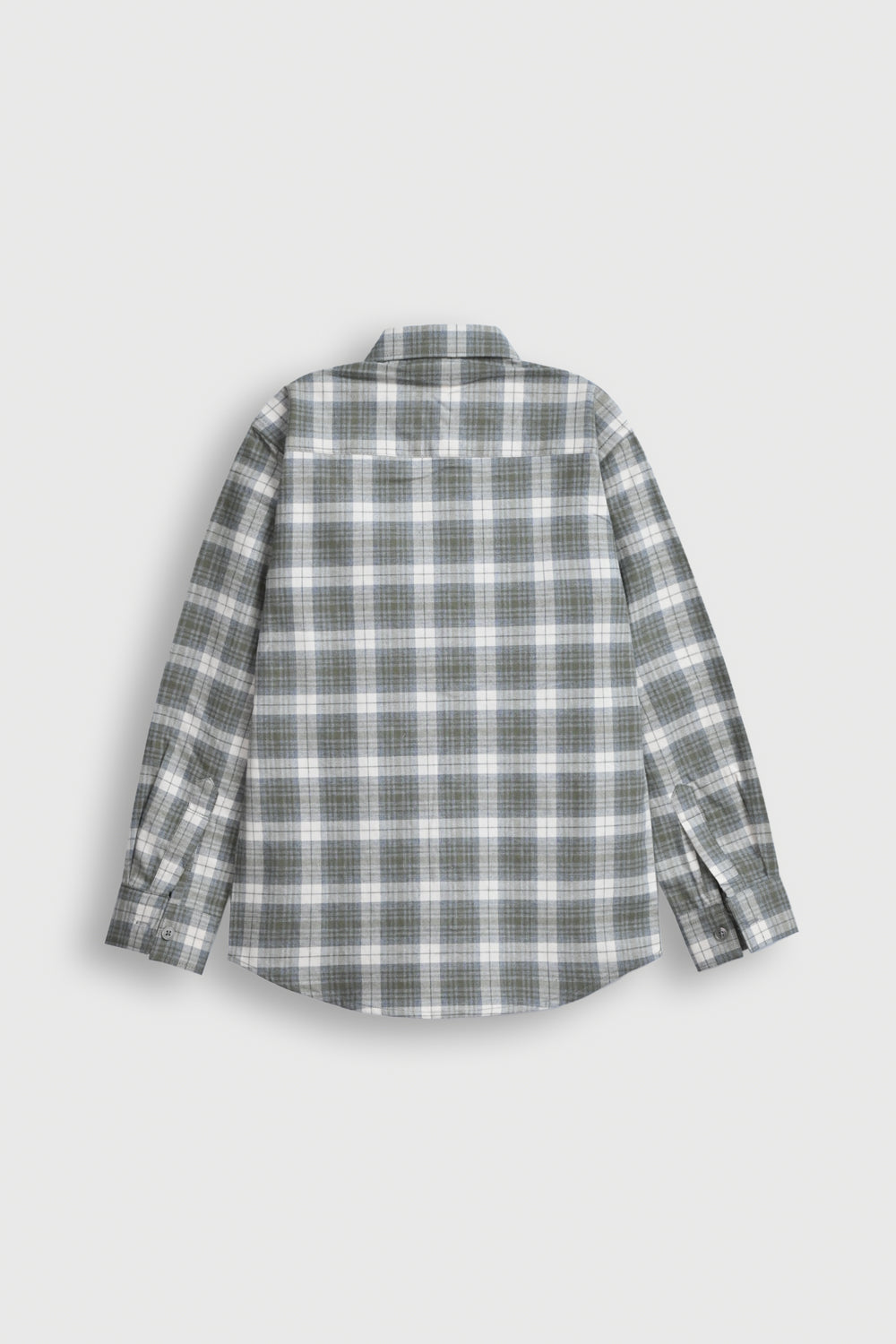 BOYS CHECK GREEN CASUAL SHIRT Reality