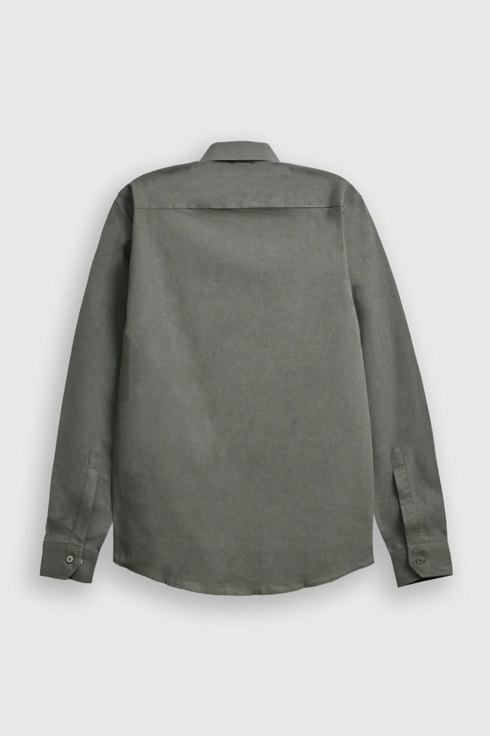 MEN OLIVE CASUAL SHIRT Reality