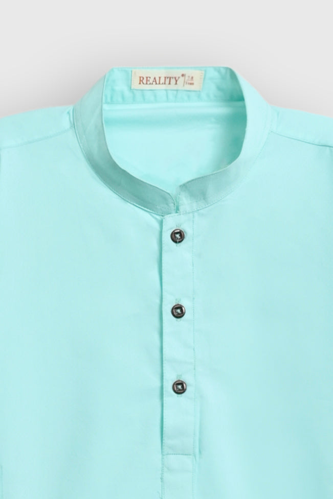 BOYS Light Green KURTA Reality