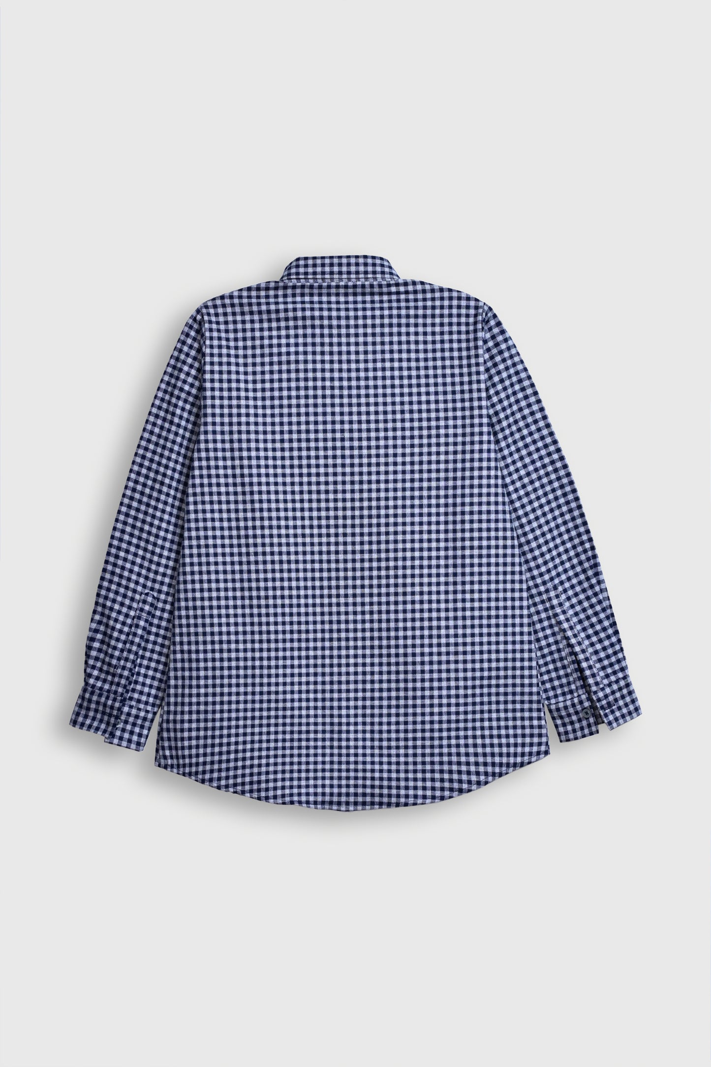LADIES NAVY CHECK CASUAL SHIRT REALITY