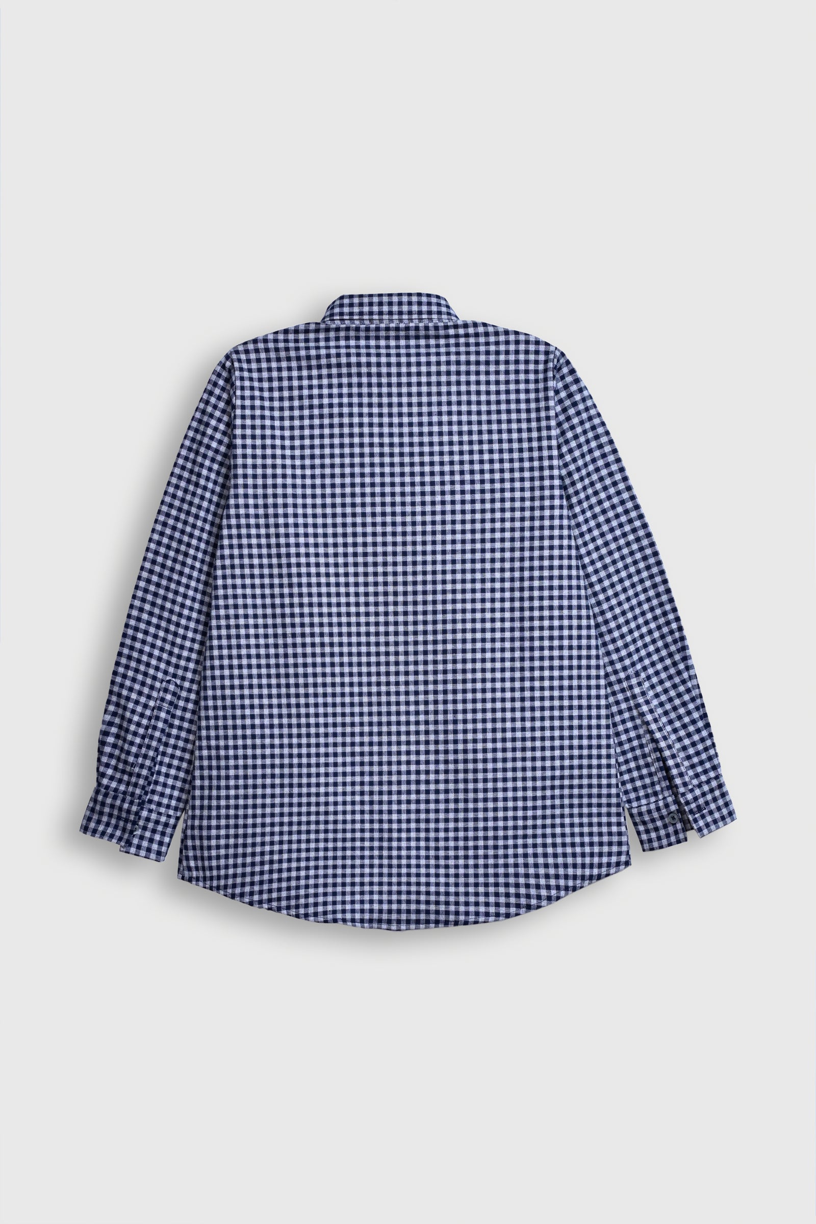 LADIES NAVY CHECK CASUAL SHIRT REALITY