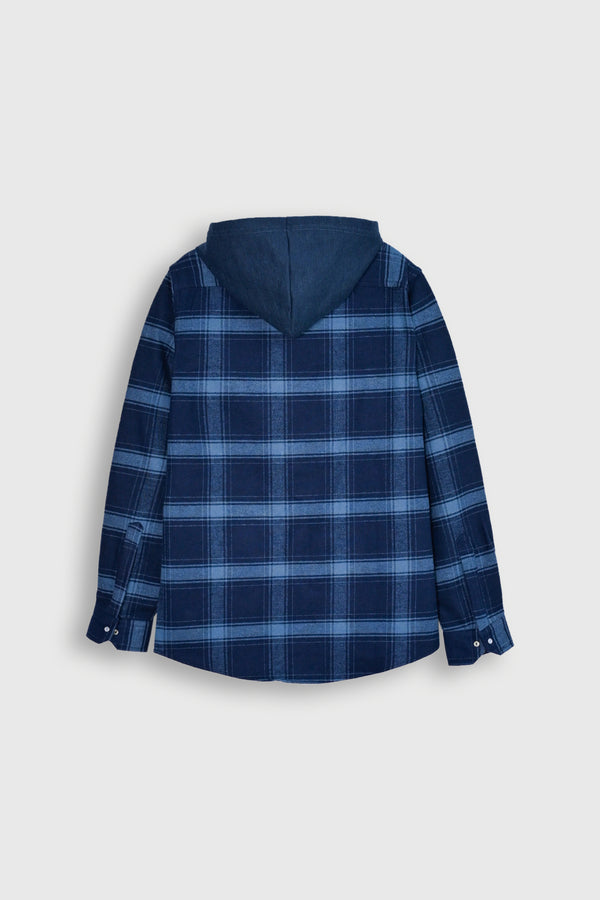 MEN NAVY ZIPPER HOOD Reality