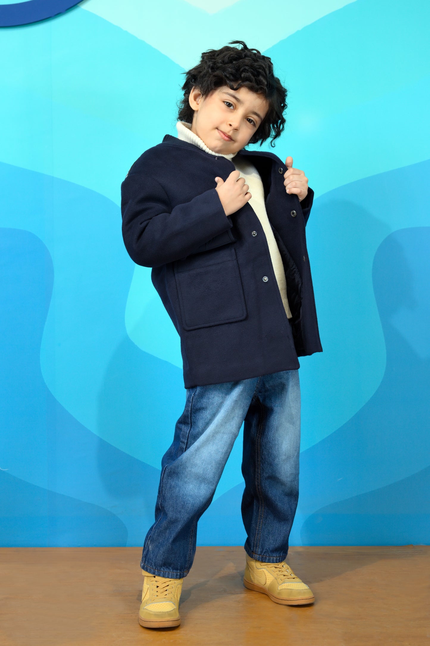 KIDS Navy JACKET Reality