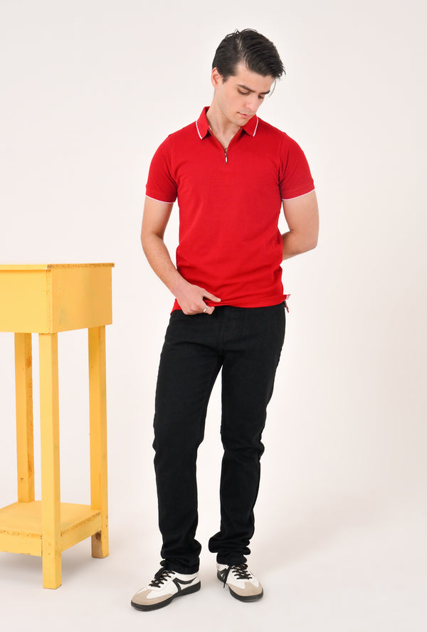 MEN DARK GREY POLO Reality