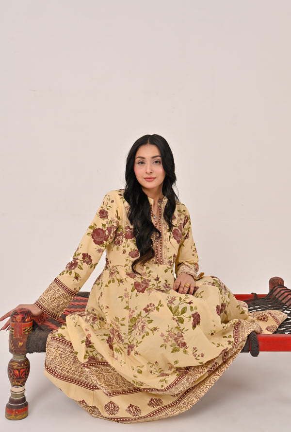 ZEHRA-E-GUL FROCK Reality