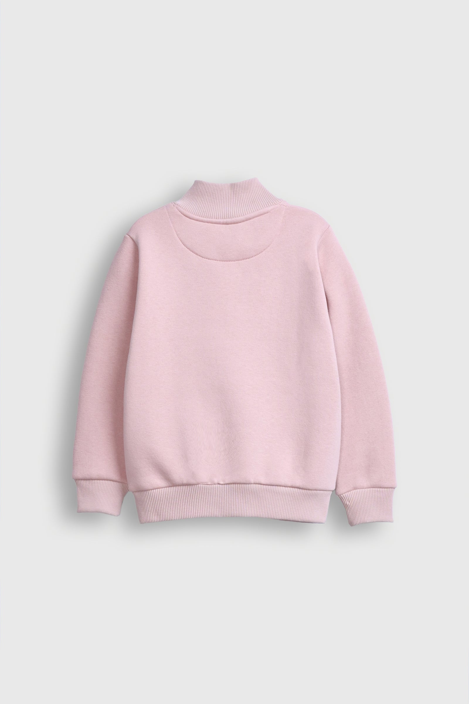 HALF ZIP PEACH SWEATSHIRT Reality