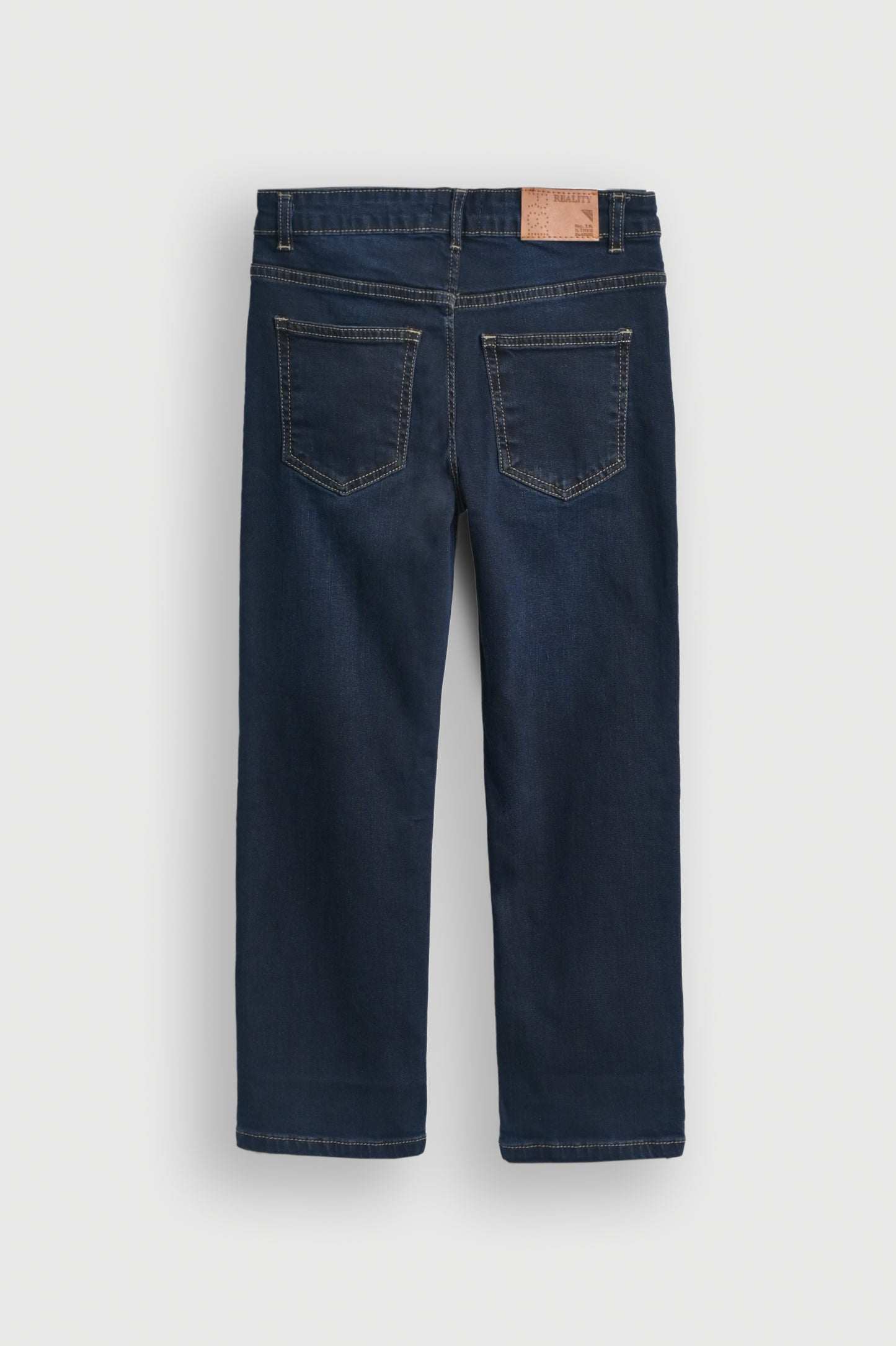 DK BLUE Washed Wide-Leg Jeans for Boys Reality