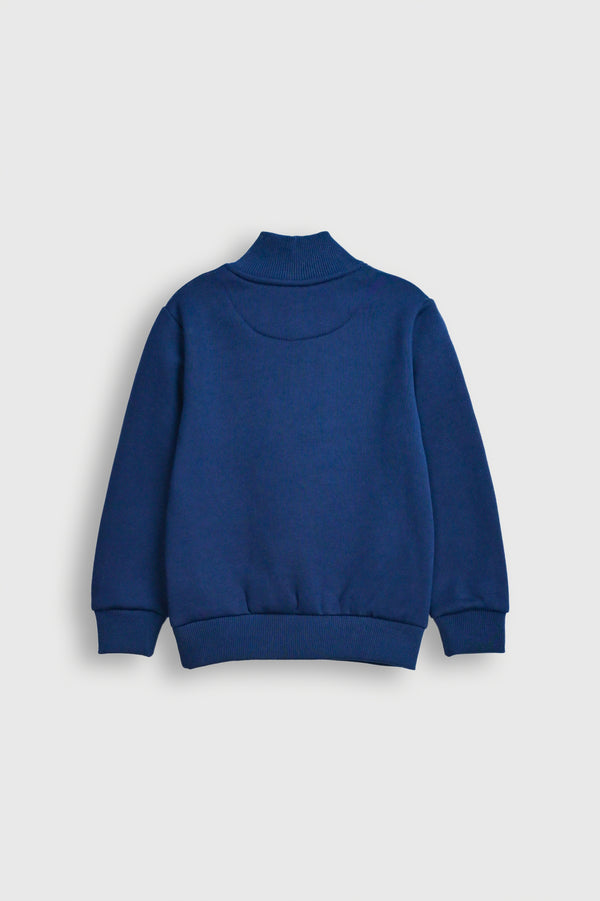 HALF BLUE SWEATSHIRT Reality