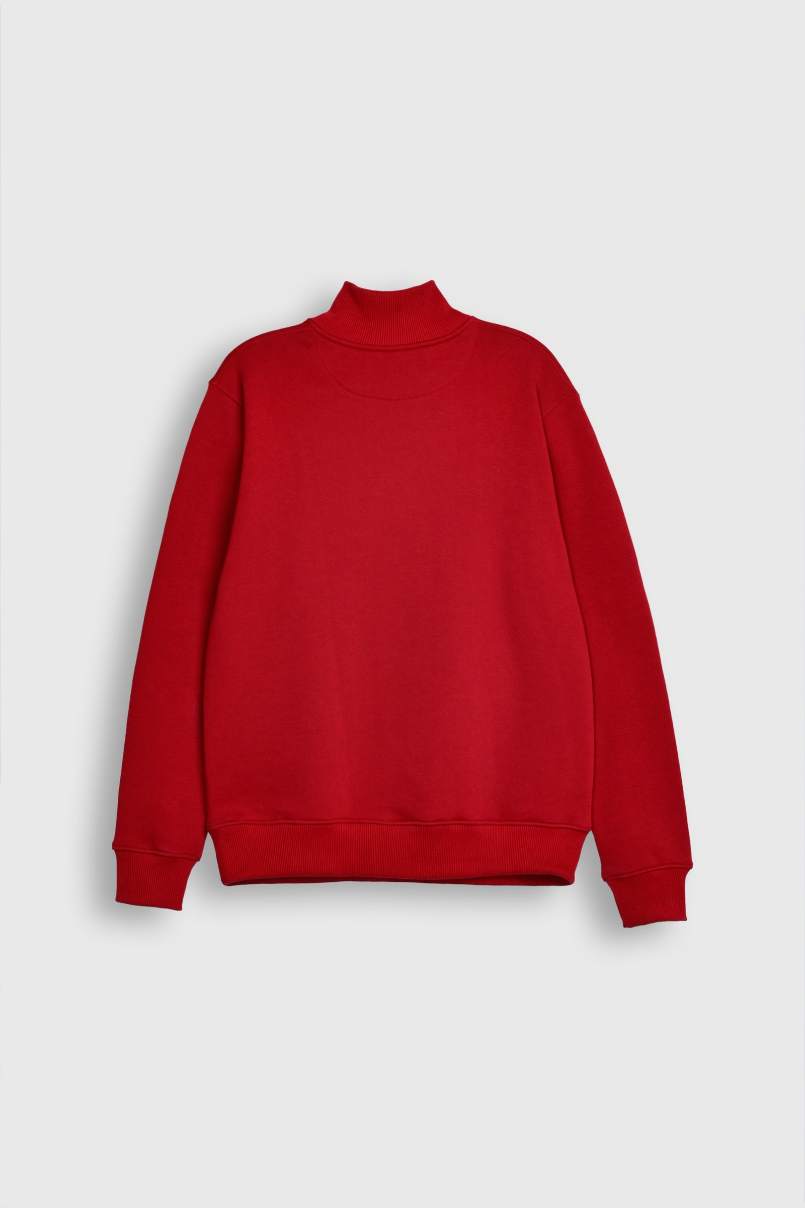 Men RED Zipper Pullover REALITY