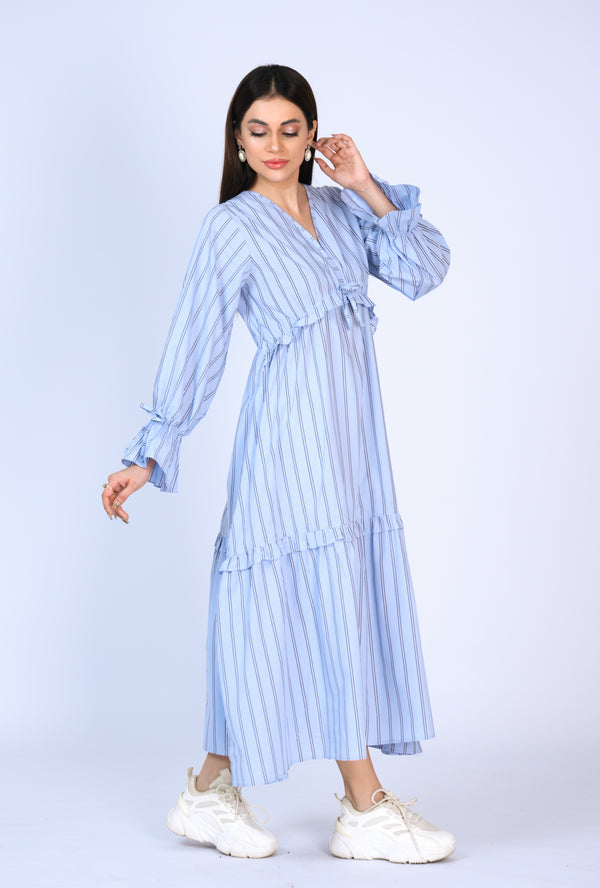 Skyline Stripes Maxi Dress Reality