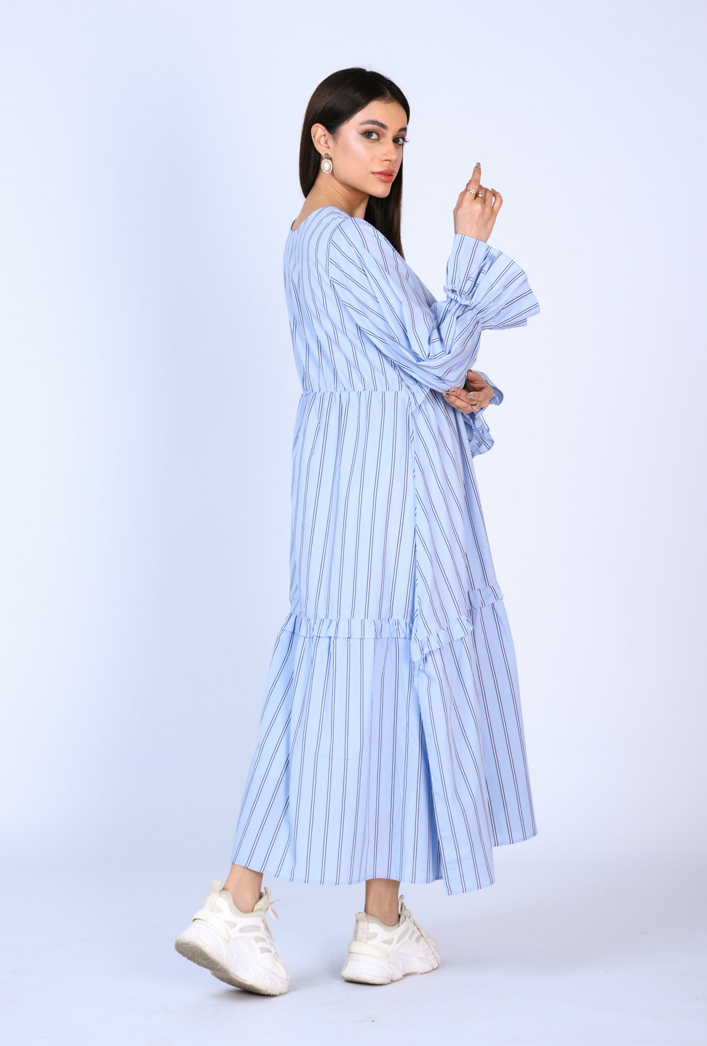 Skyline Stripes Maxi Dress Reality
