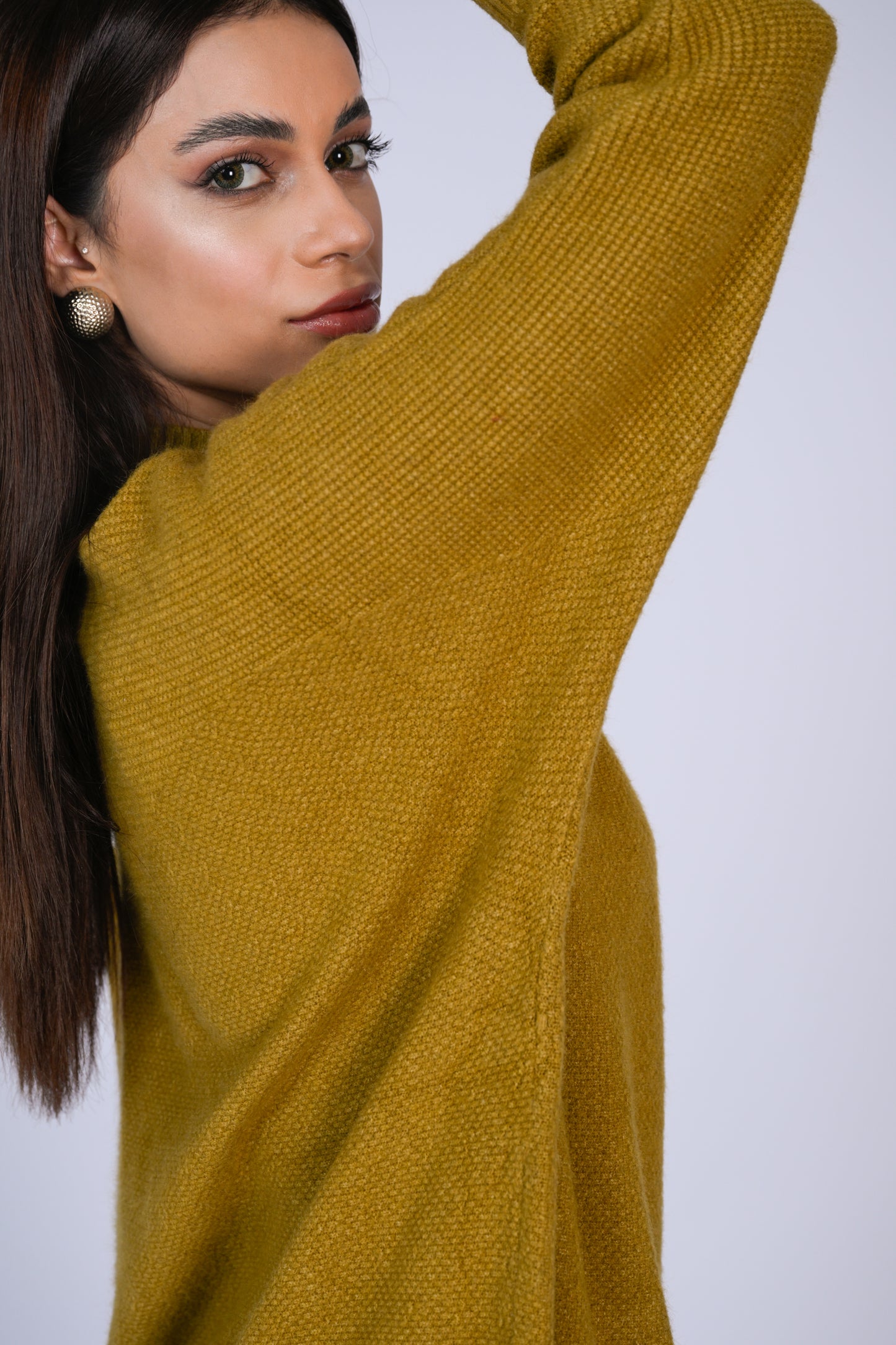 Mustard Yellow Tunic Sweater Reality