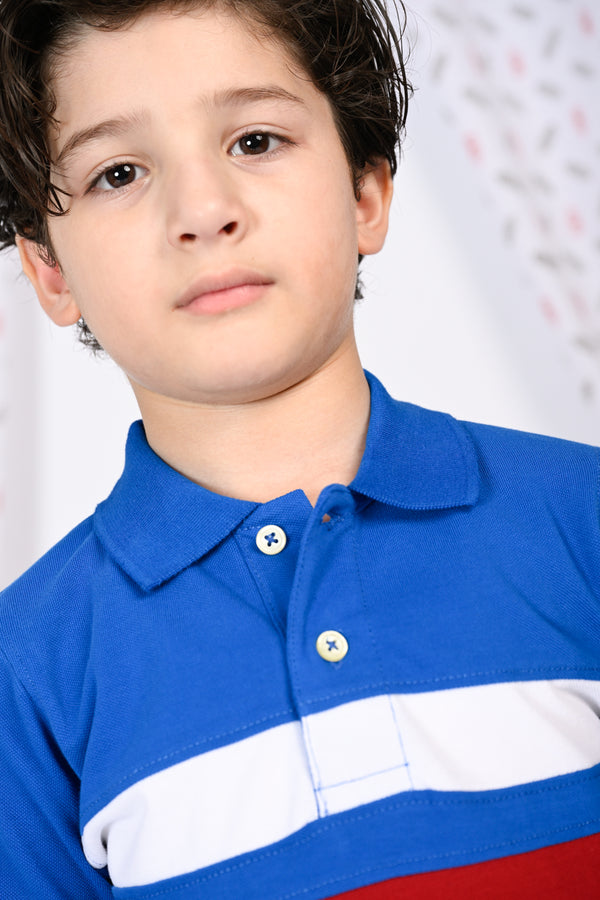 BOYS ROYAL BLUE POLO Reality