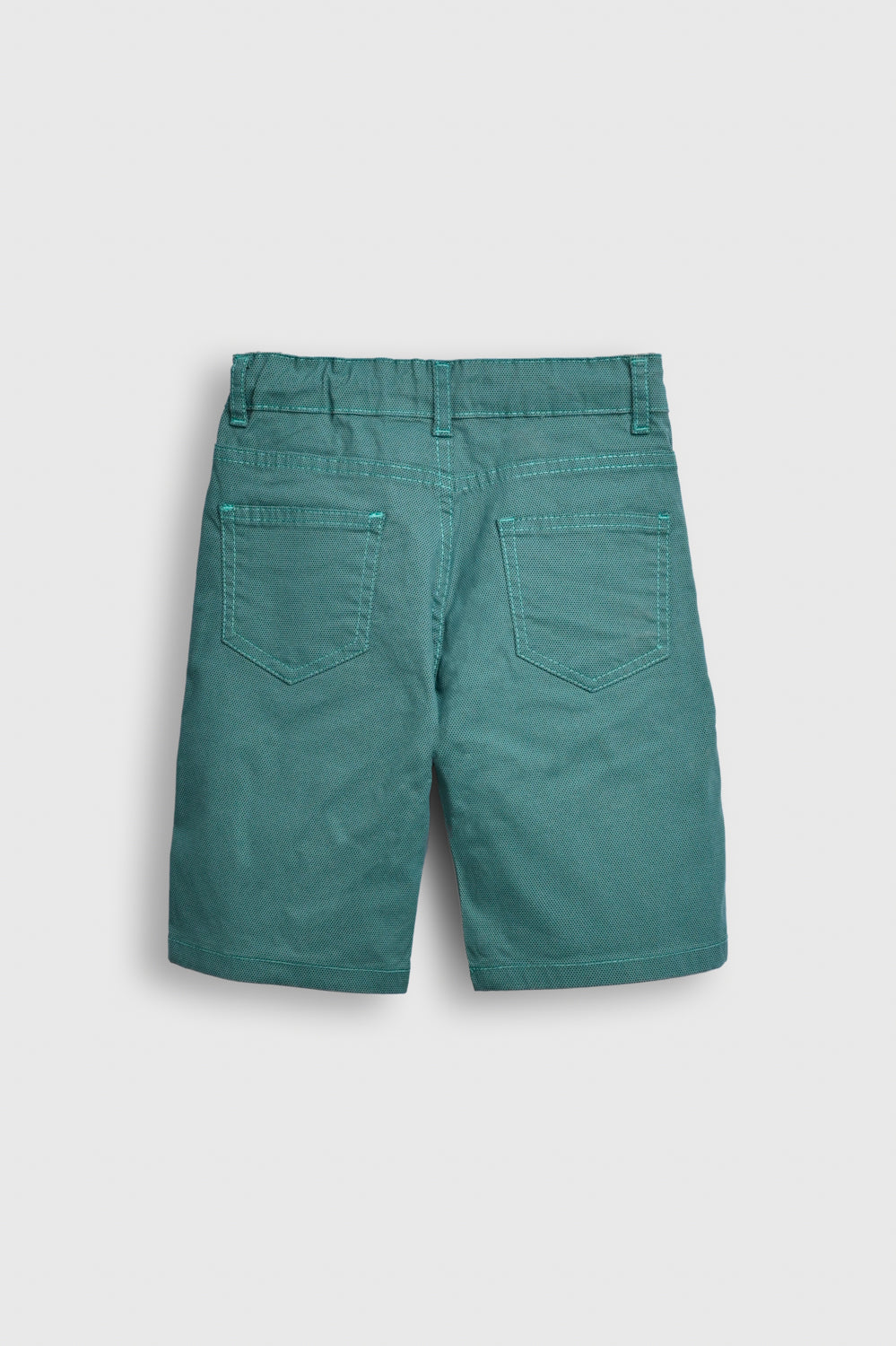Boys Teal Green Casual Cotton Shorts Reality
