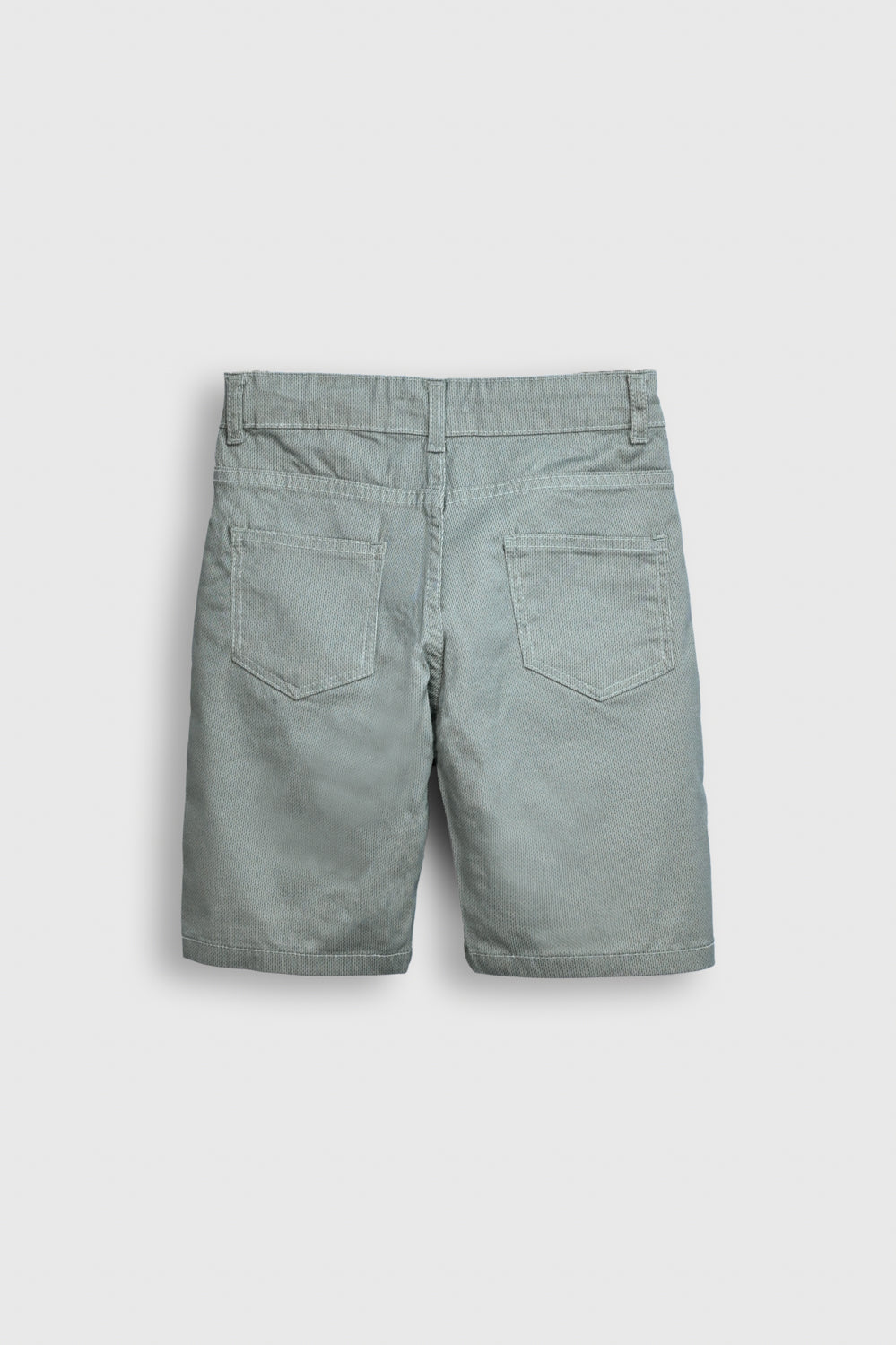 Boys Sage Green Cotton Twill Shorts Reality