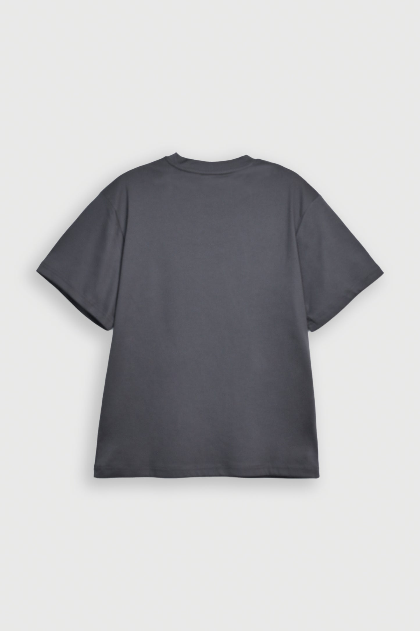 DOWN SHOULDER DARK GRAY T-SHIRT
