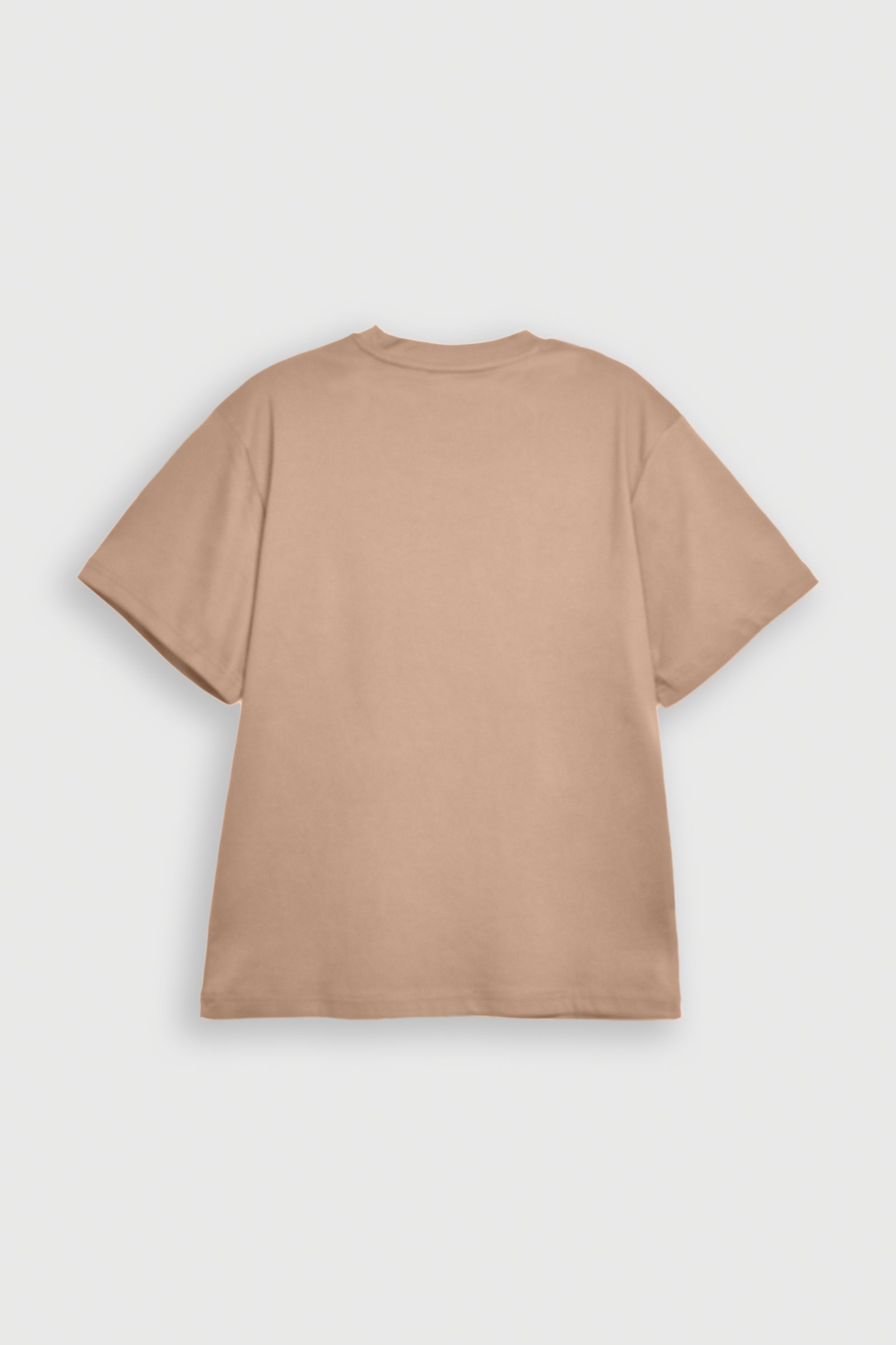 DOWN SHOULDER BROWN T-SHIRT Reality