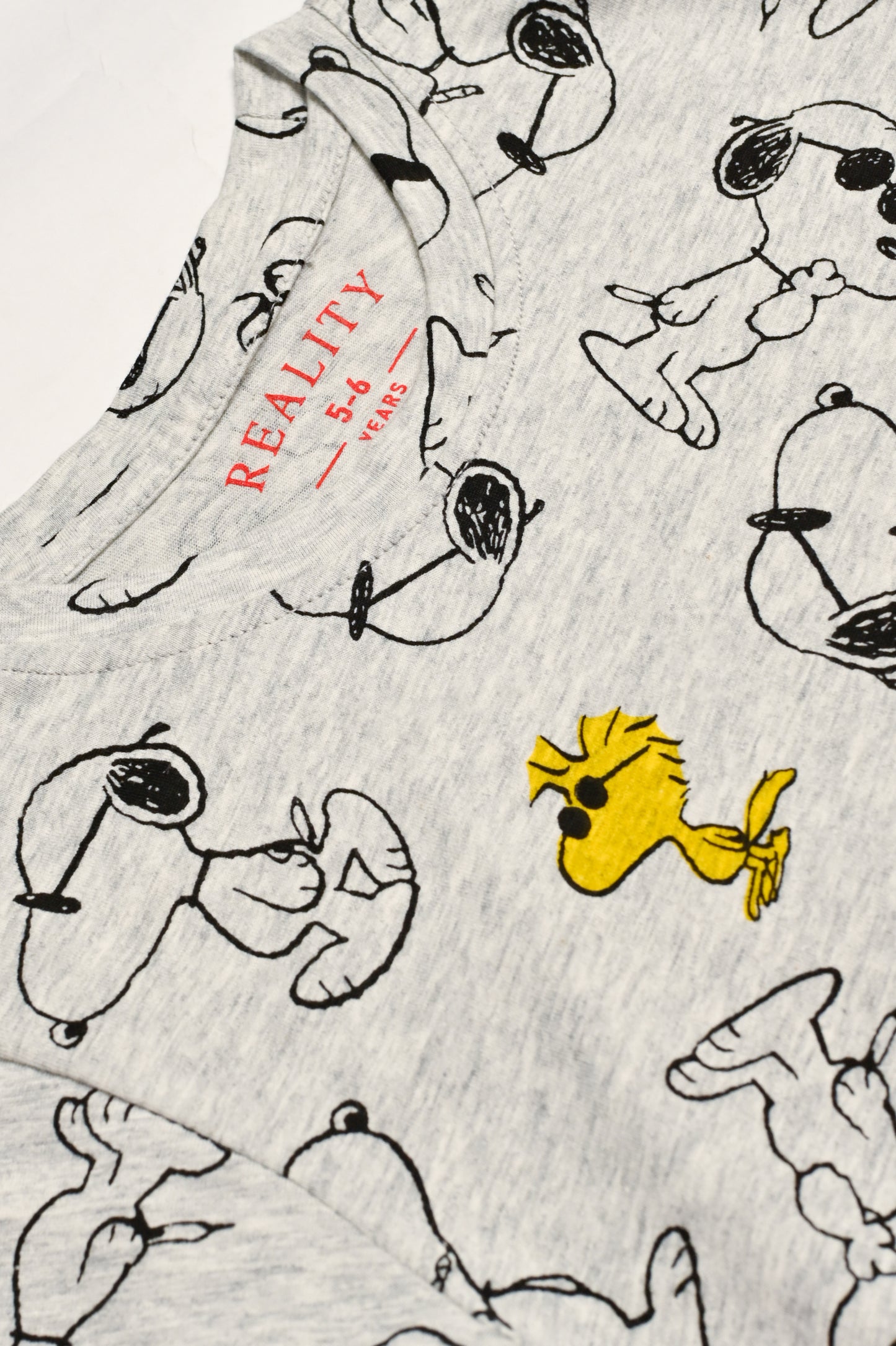 GRAY PRINTED T-SHIRT Reality