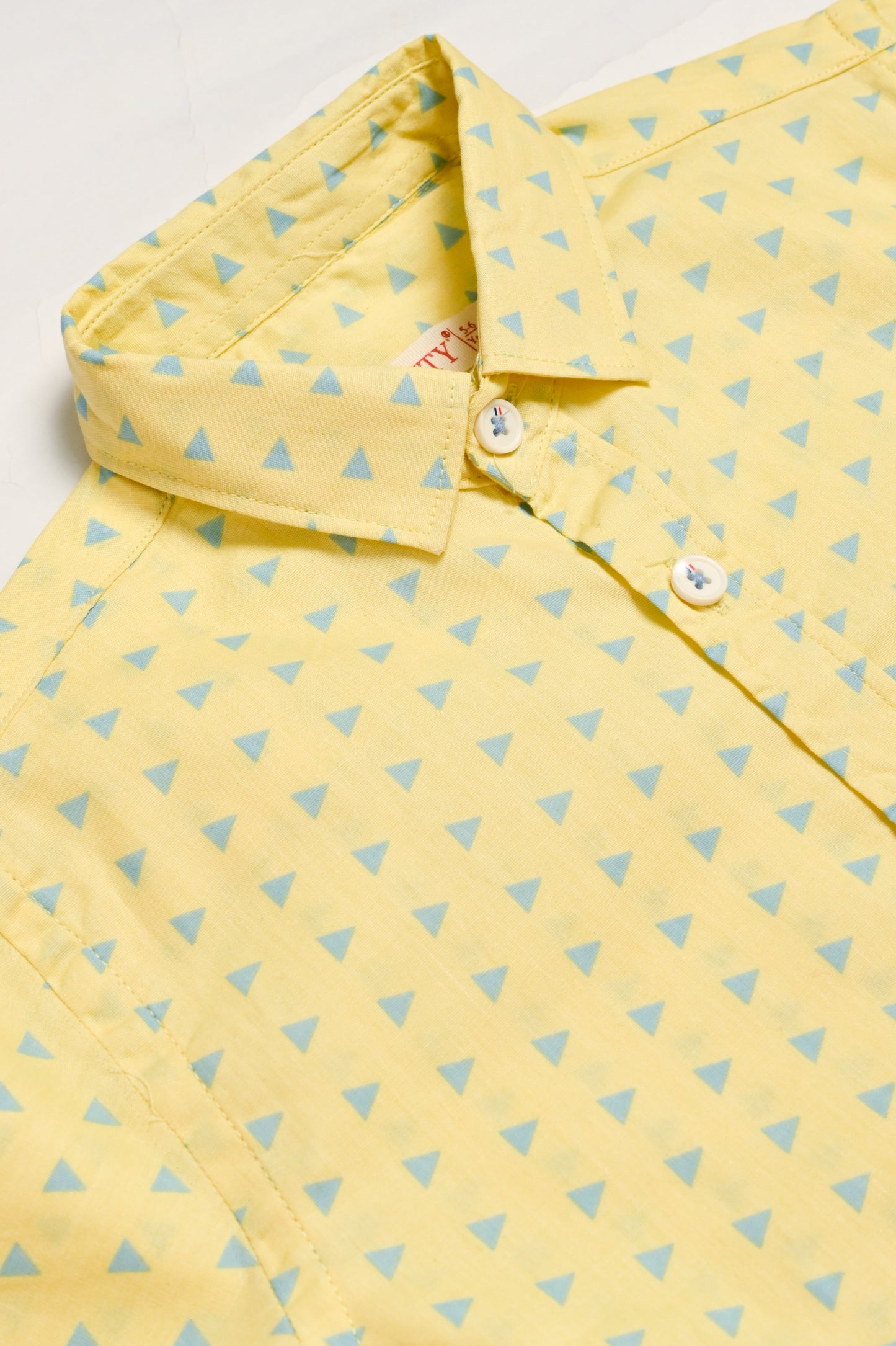 PRINTED YELLOW DOT SHIRT