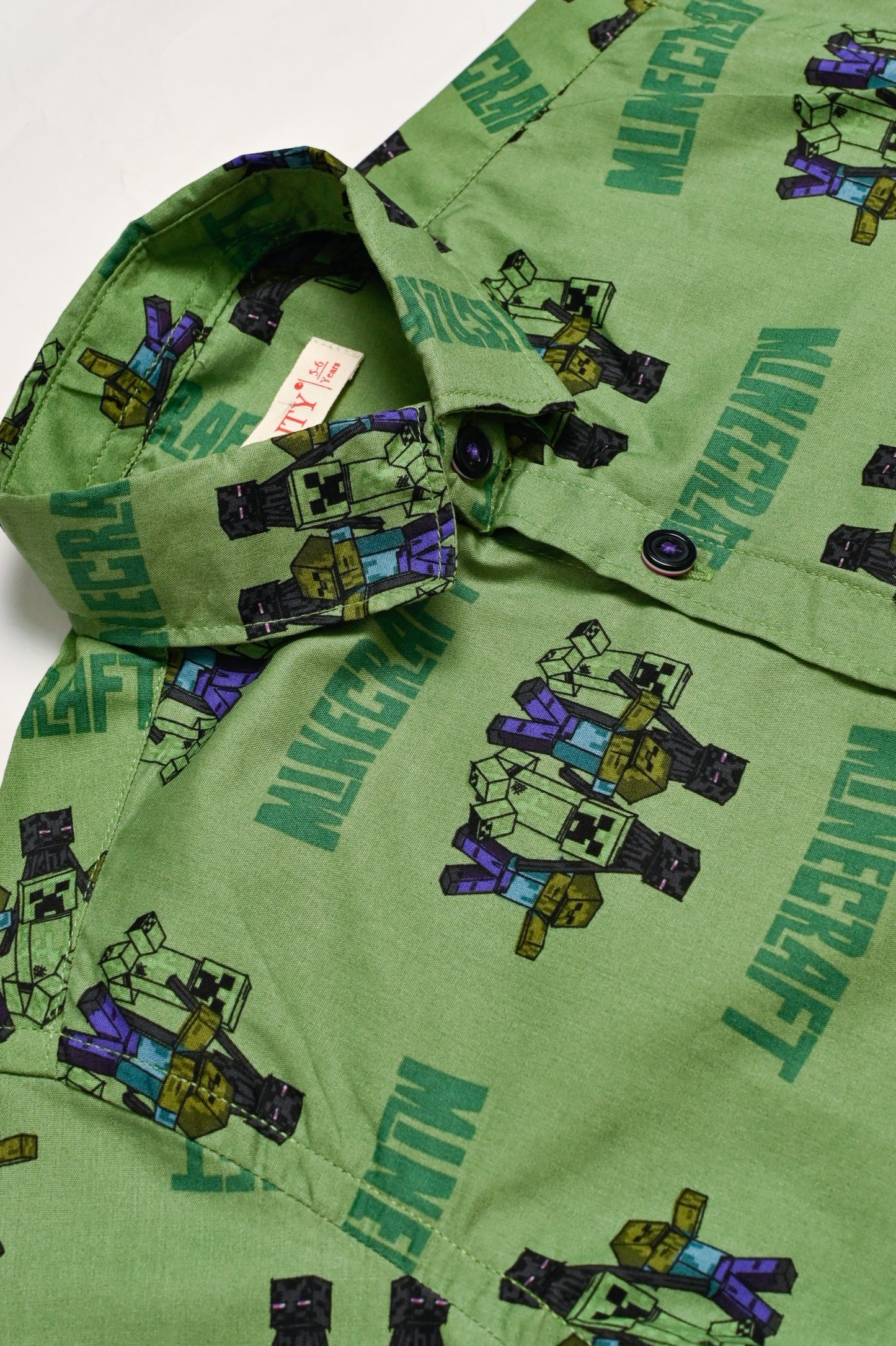 PRINTED GREEN SHIRT
