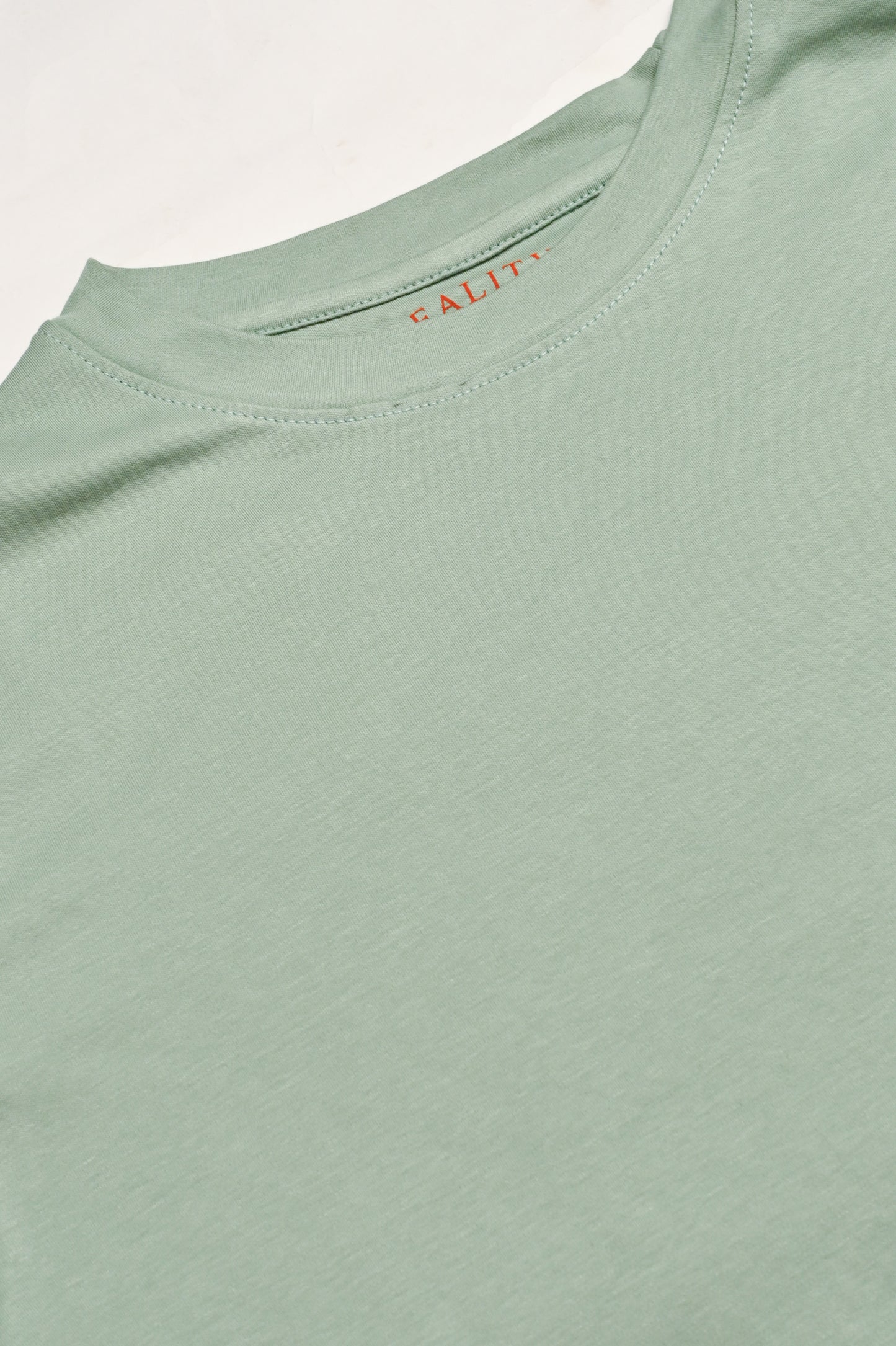 MEN DOWN SHOULDER OLIVE T-SHIRT Reality