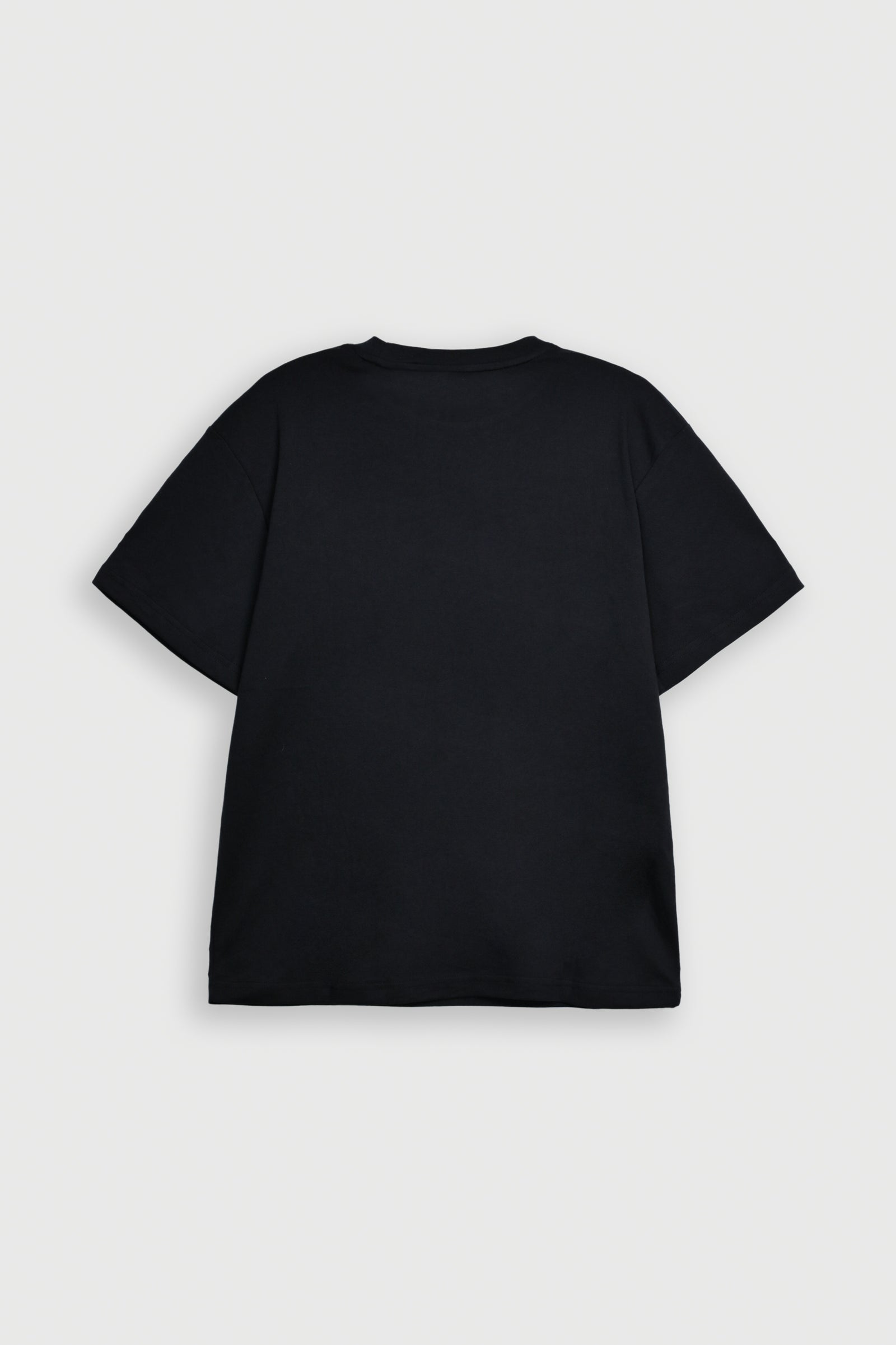 DOWN SHOULDER BLACK T-SHIRT Reality