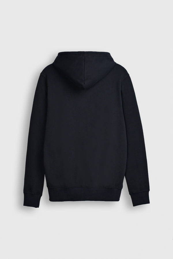 Classic Black Zip-Up Hoodie Reality