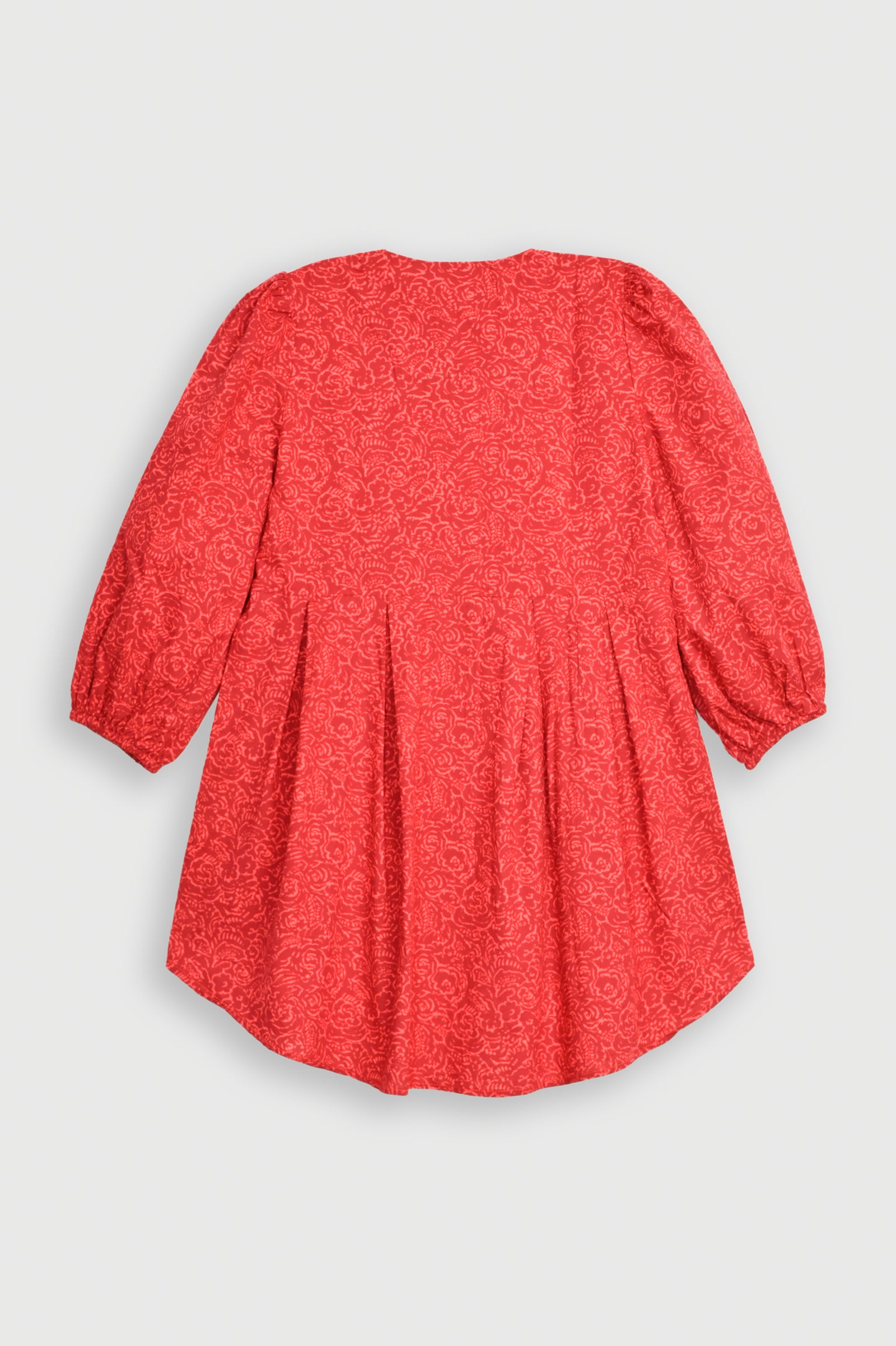 FLORAL PRINTED RED SUIT Reality