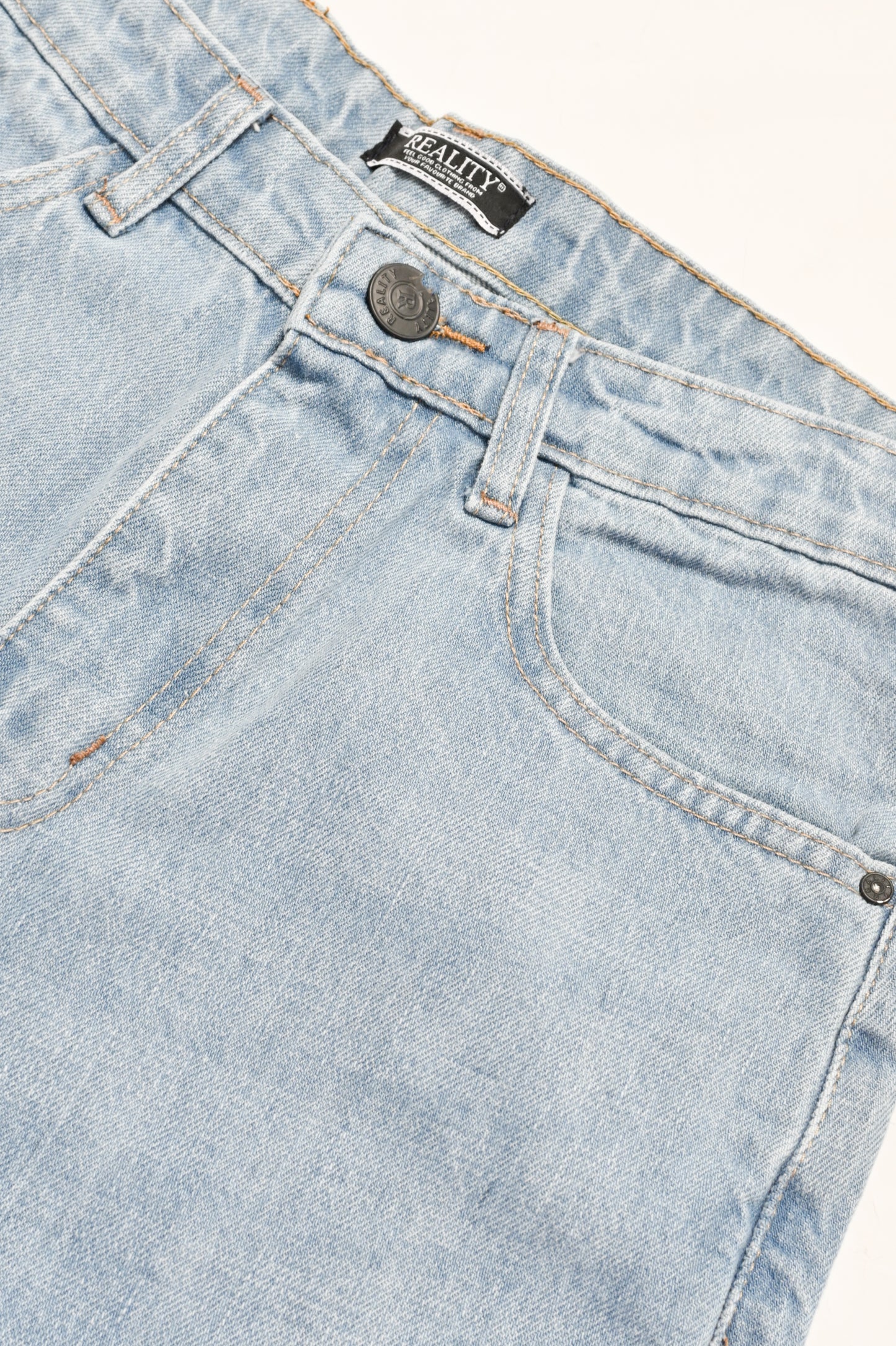 MEN Loose Fit Denim LIGHT BLUE Reality