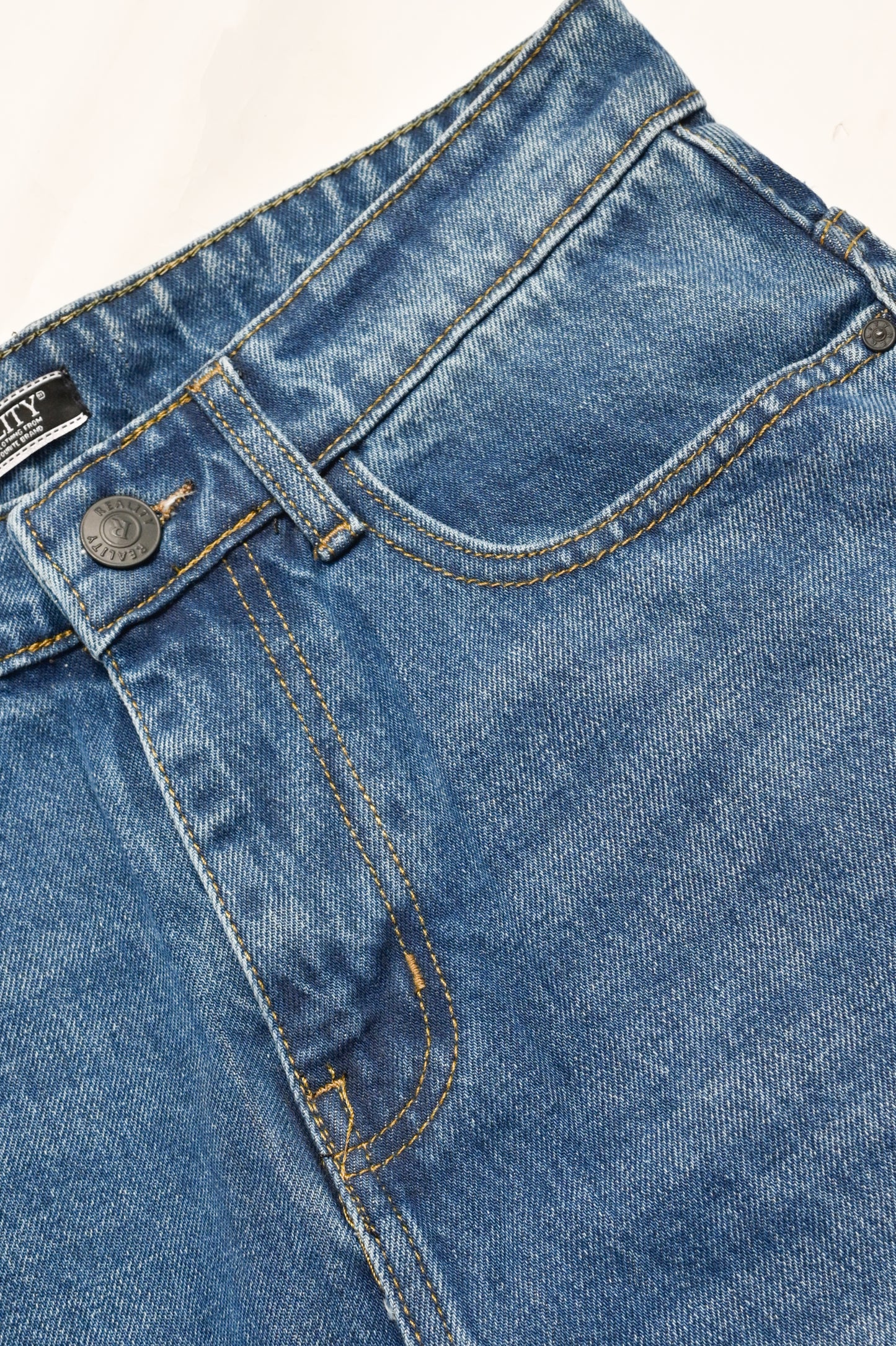 MEN Loose Fit Denim MIDBLUE Reality