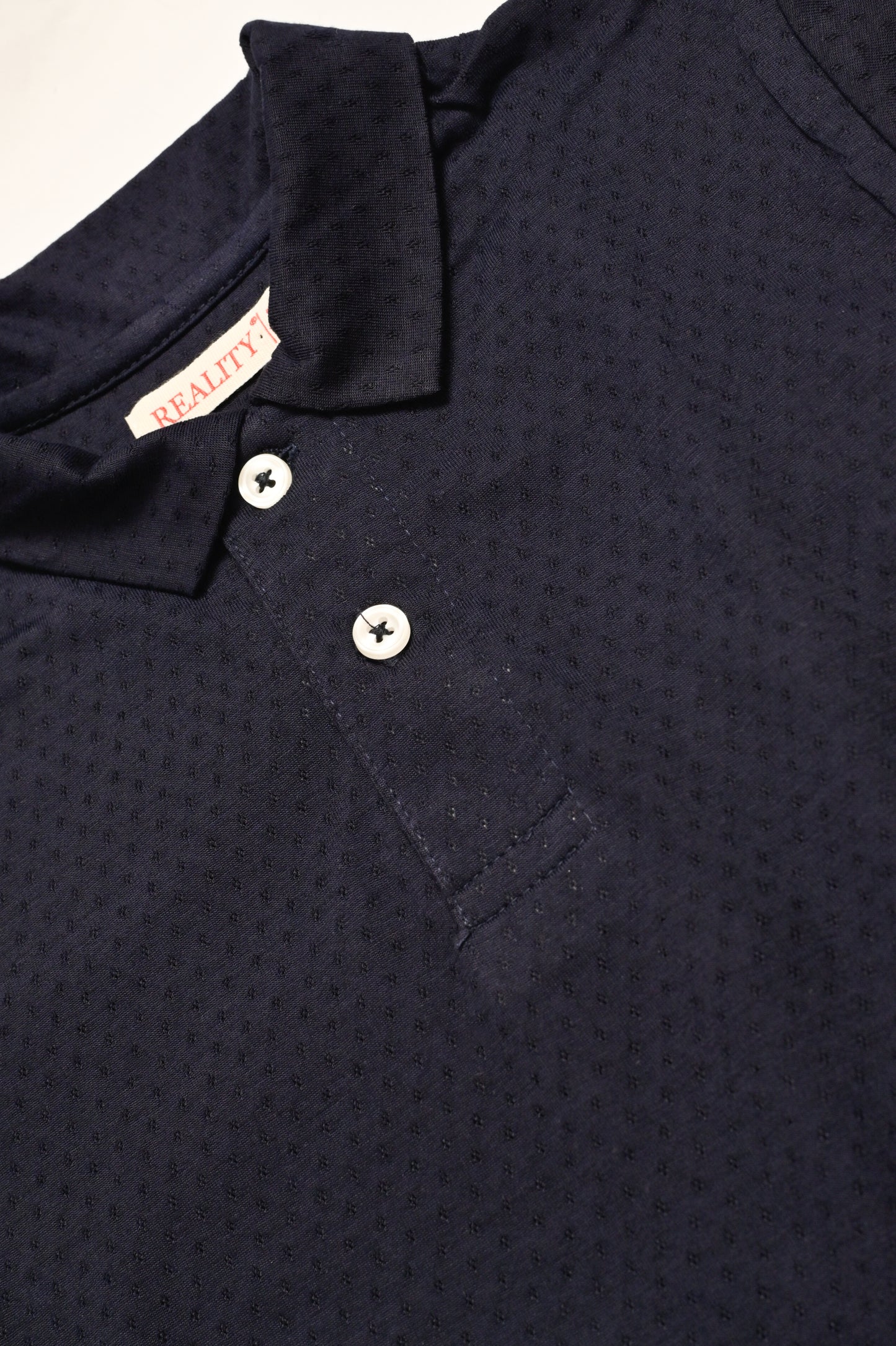 BOY PRINTED NAVY POLO Reality