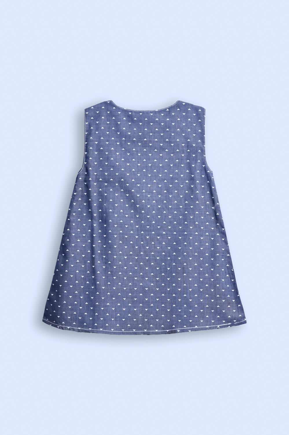 DENIM DOODLES DENIM BLUE DRESS Reality